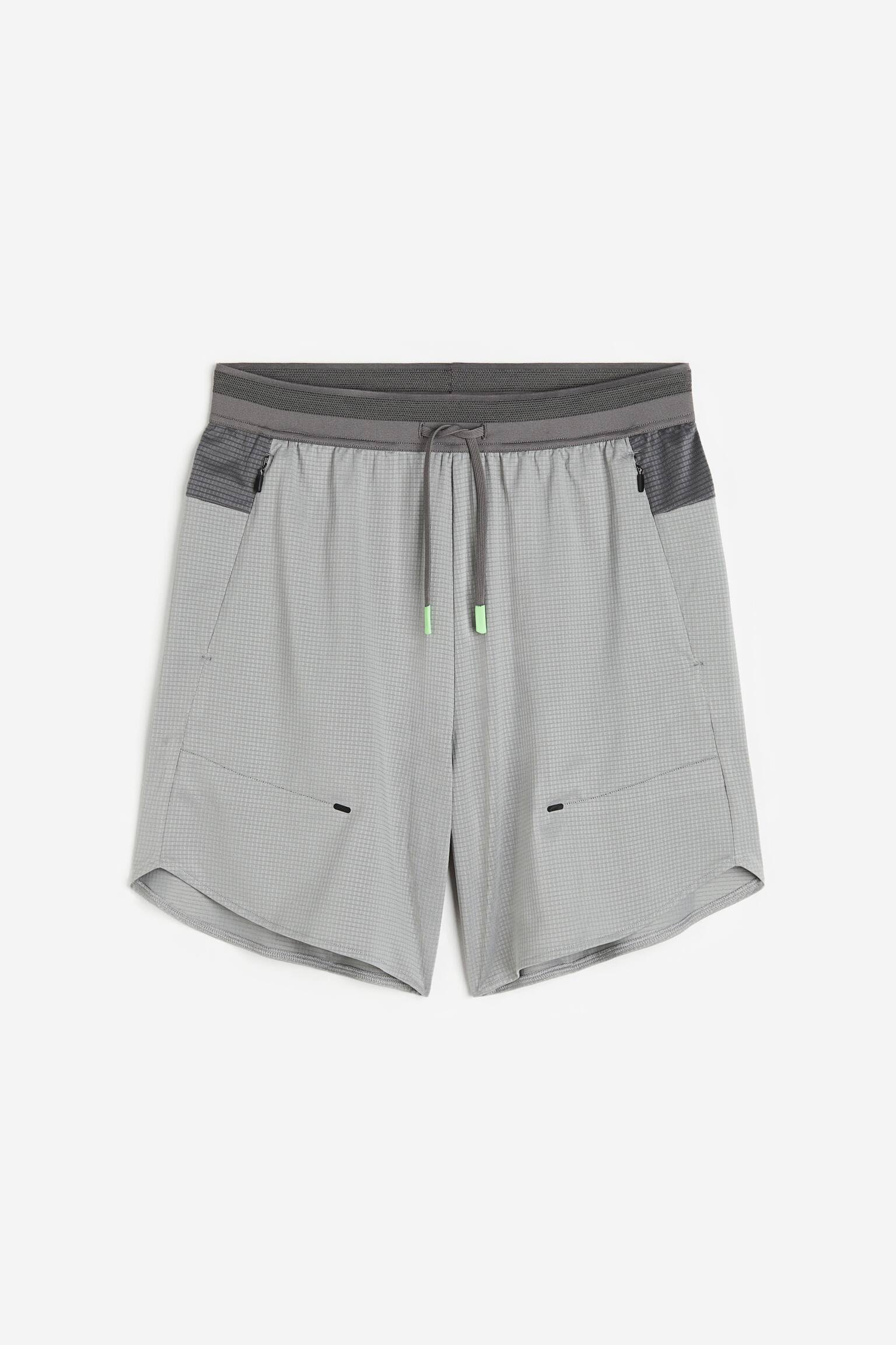 Mid Length Activewear Shorts In DryMove™ - Grey/Dark grey/Navy blue/Black - 1