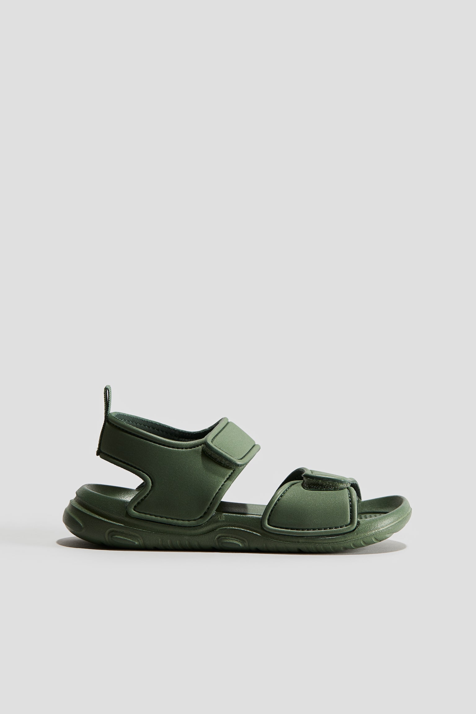 Ankle Strap Sandals - Dark green - 1