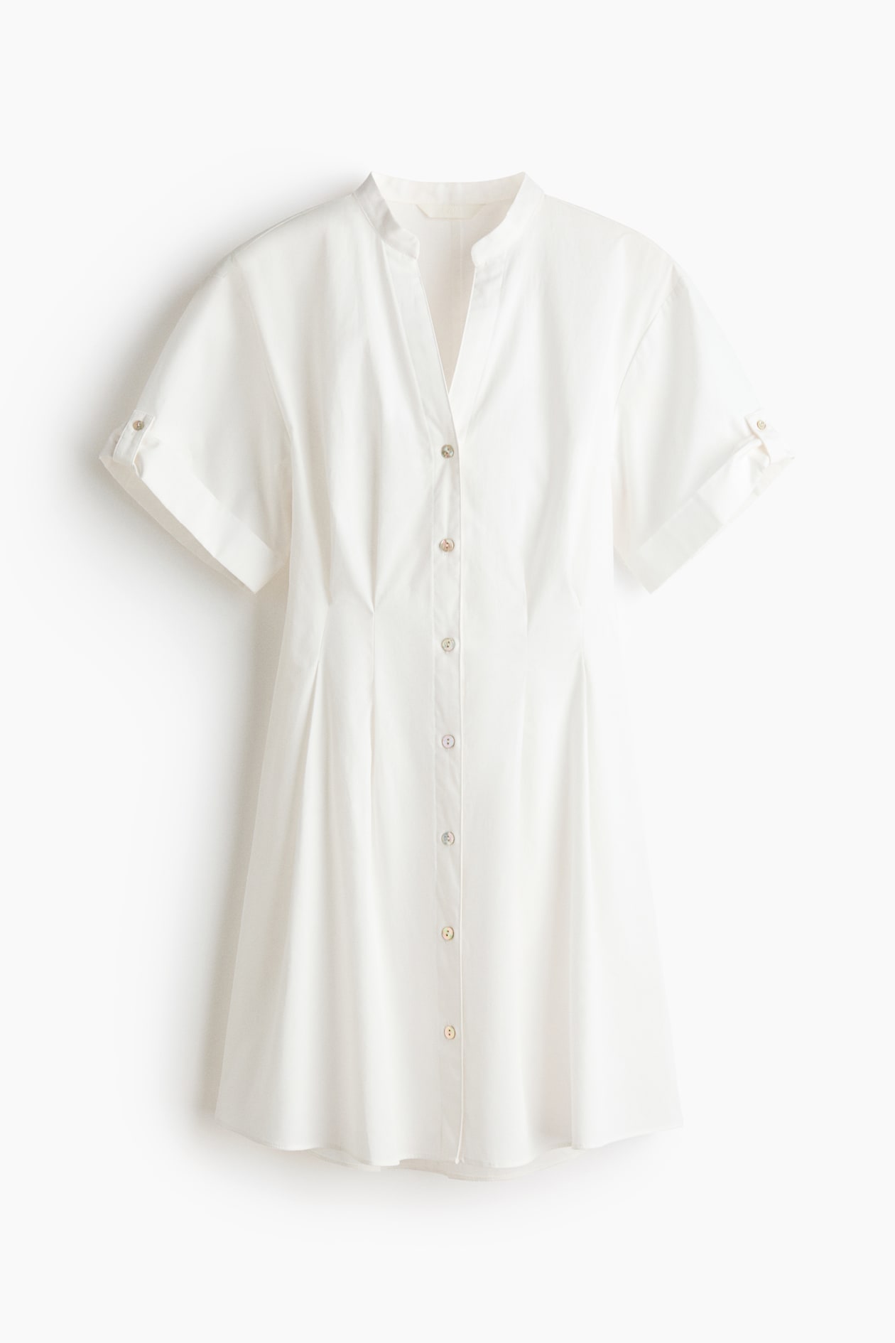 fitted lace wedding dress Classic Tencel Mini Shirt Dress main image 0