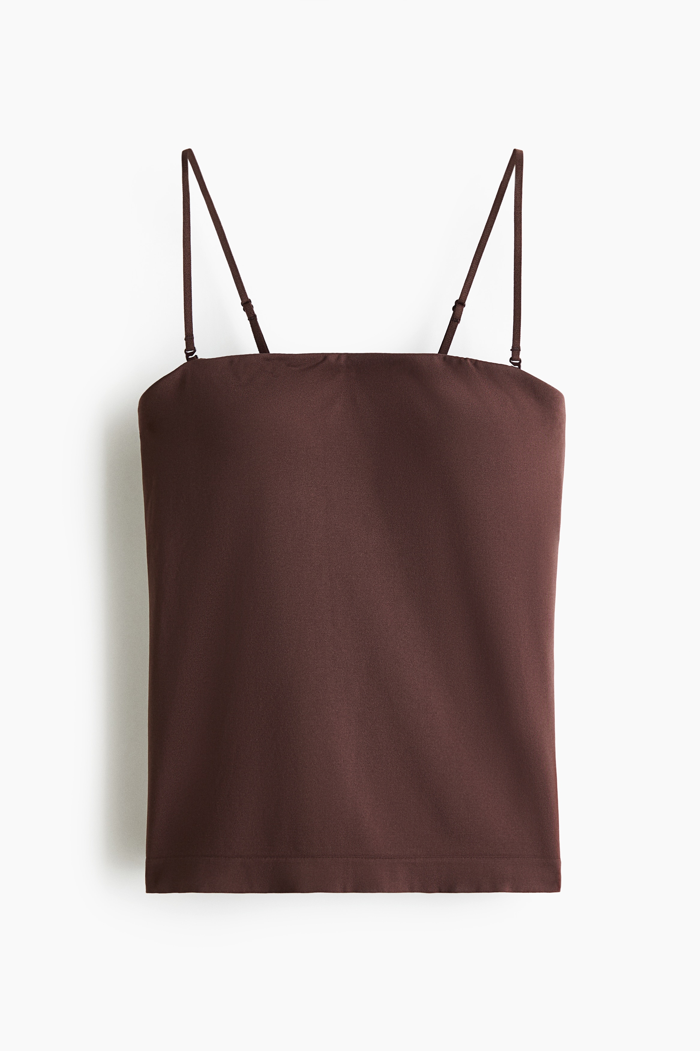 COOLMAX® Strappy top - Brown/Black/Greige