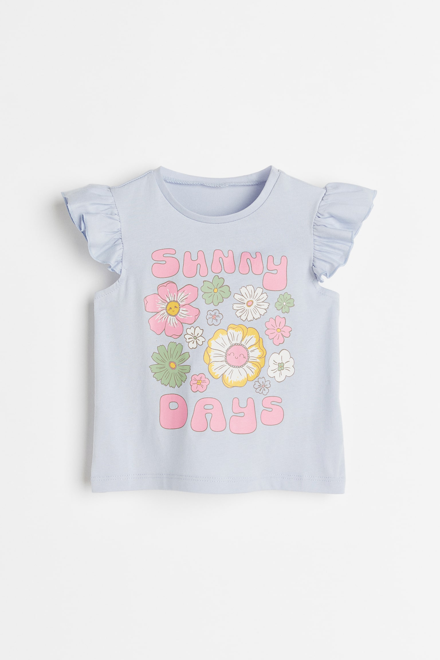 Print Tee - Light blue/Sunny Days/White/Pink floral/Light yellow/Full of Sunshine - 1