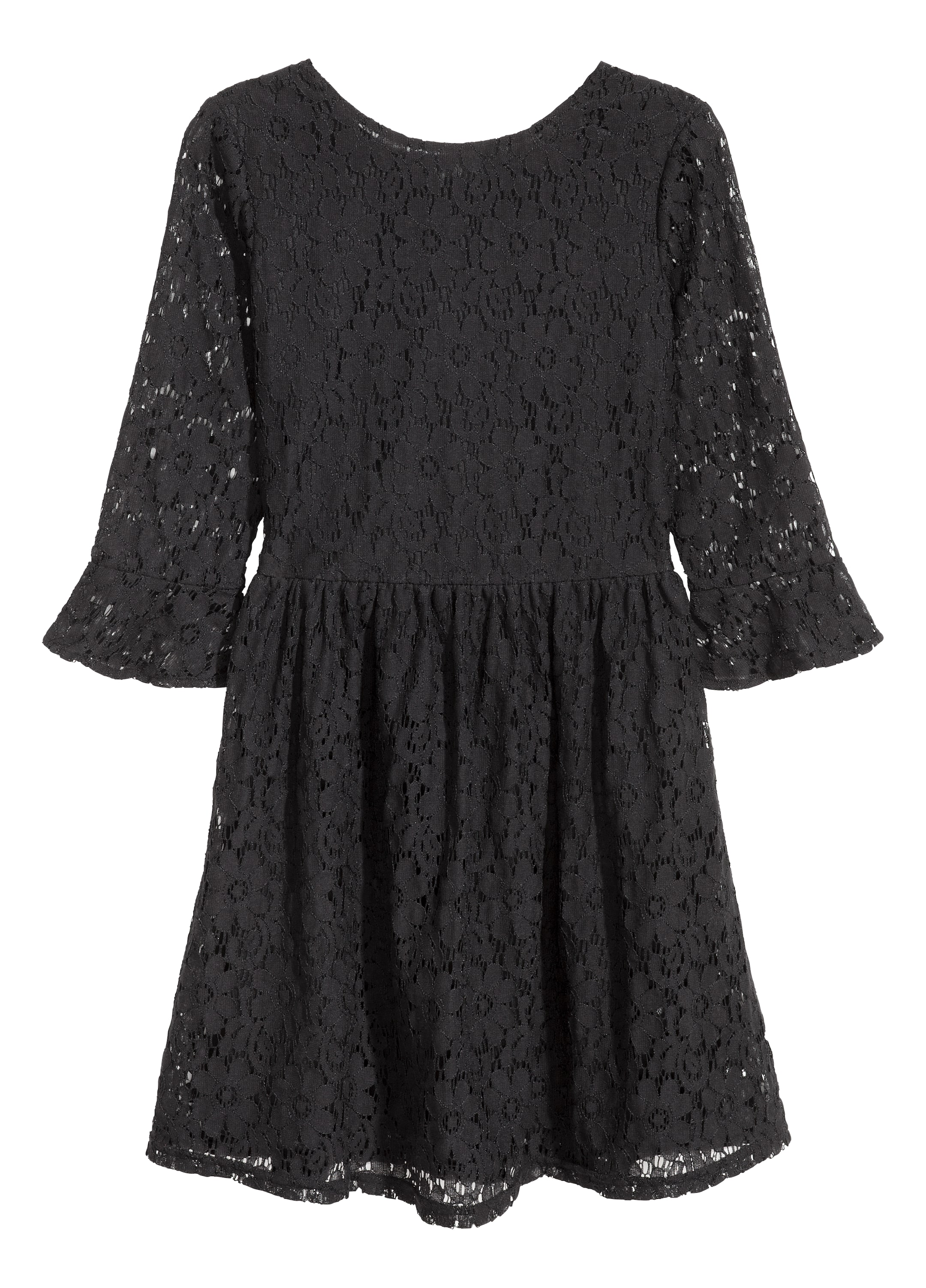 Lace dress - Black - Kids | H&M GB