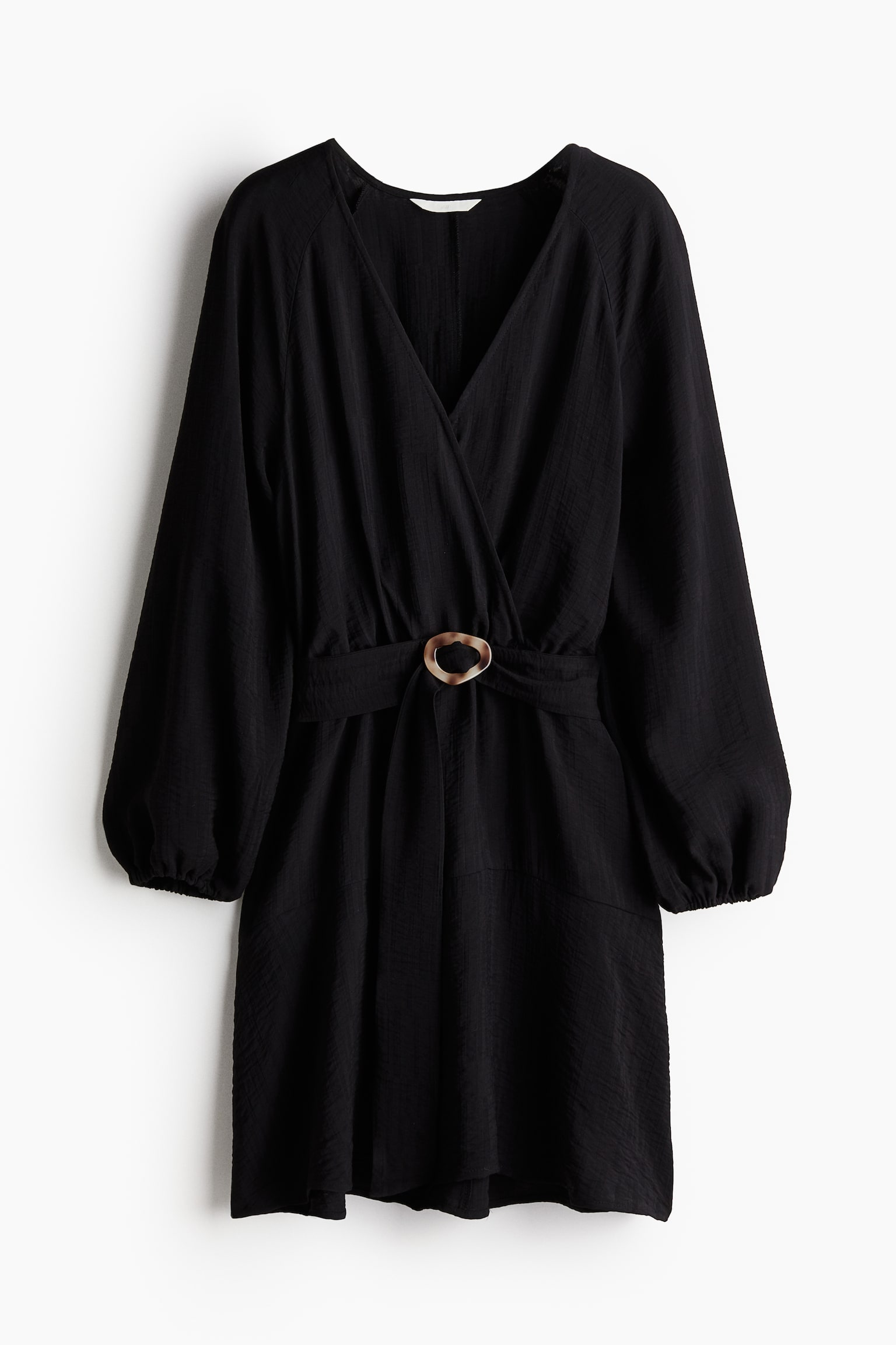 Robe avec ceinture - Noir/Noir/motif - 2