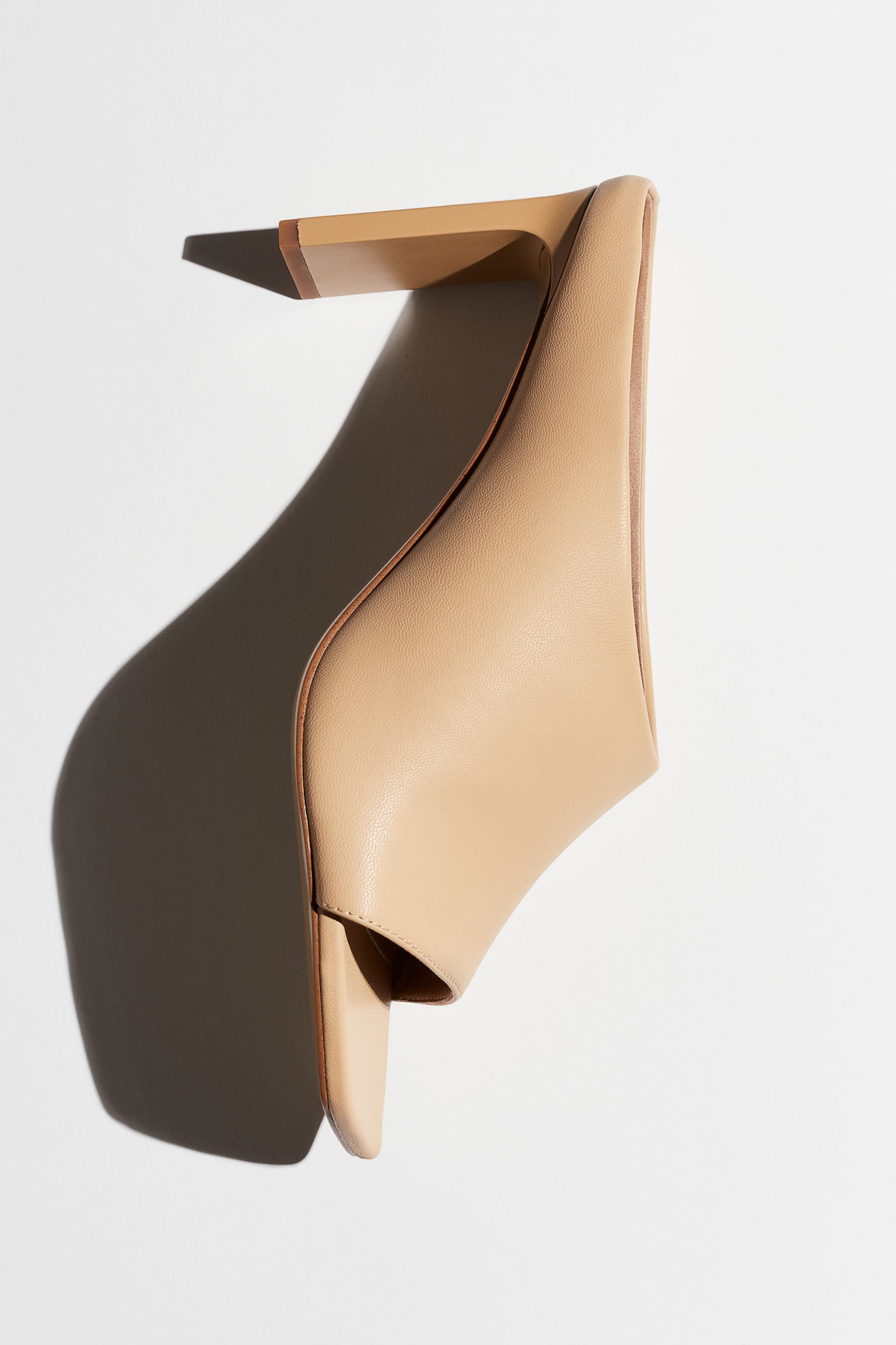 Heeled Sandals - Beige - 1