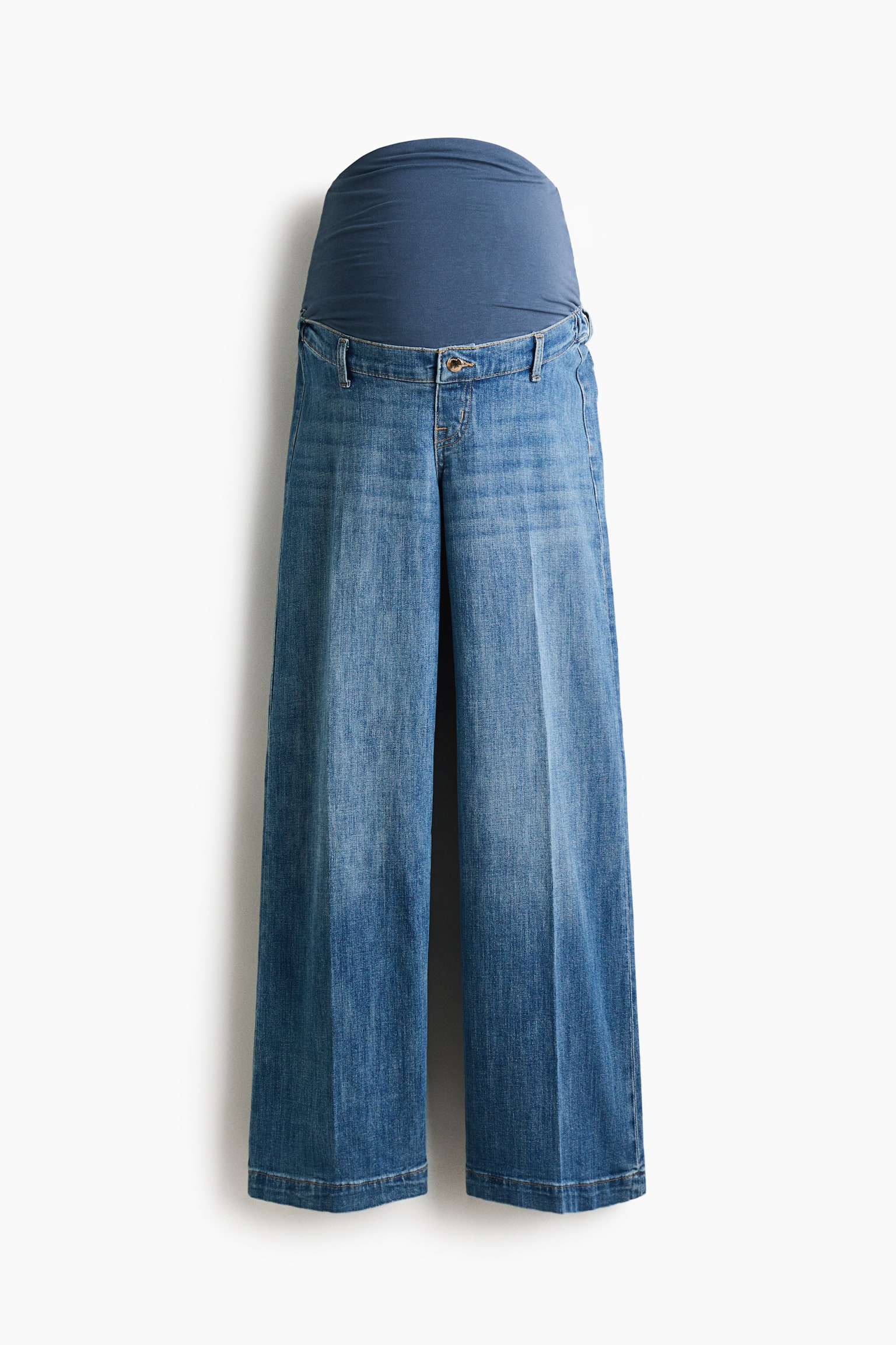 MAMA Wide Leg Jeans - Μπλε denim/Σκούρο μπλε denim/Ανοιχτό μπλε denim