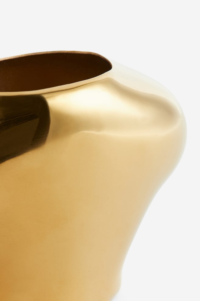 Piccolo vaso in metallo - Dorato - 2