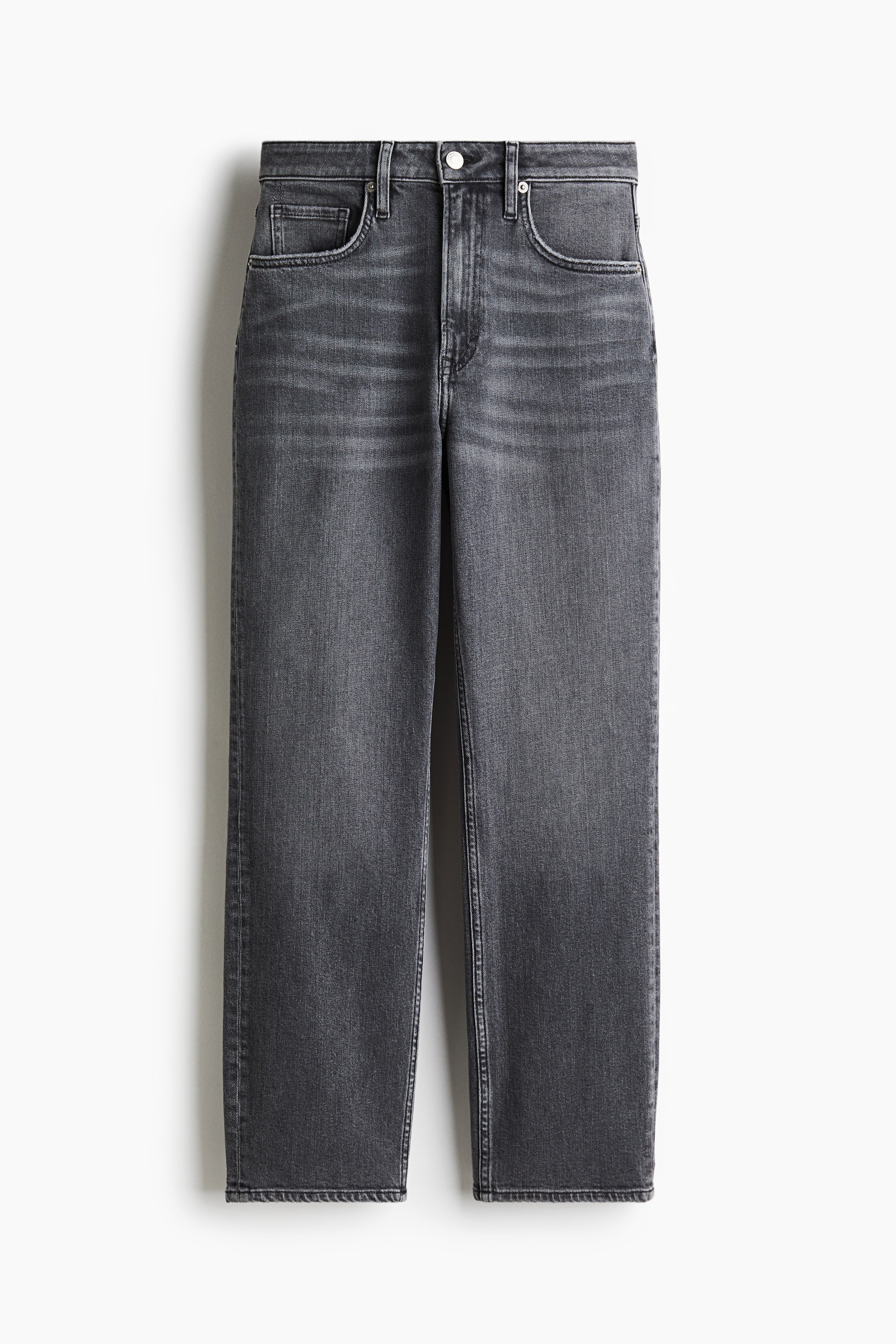 Slim Straight High Ankle Jeans - Dark grey - Ladies | H&M GB 5