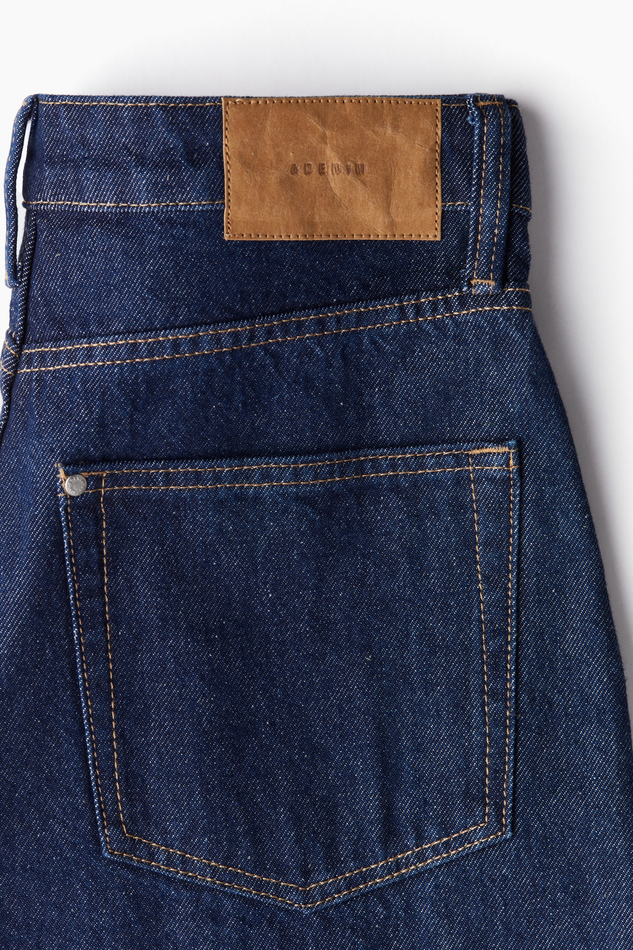 Barrel High Jeans - Dark denim blue - Ladies | H&M GB 10