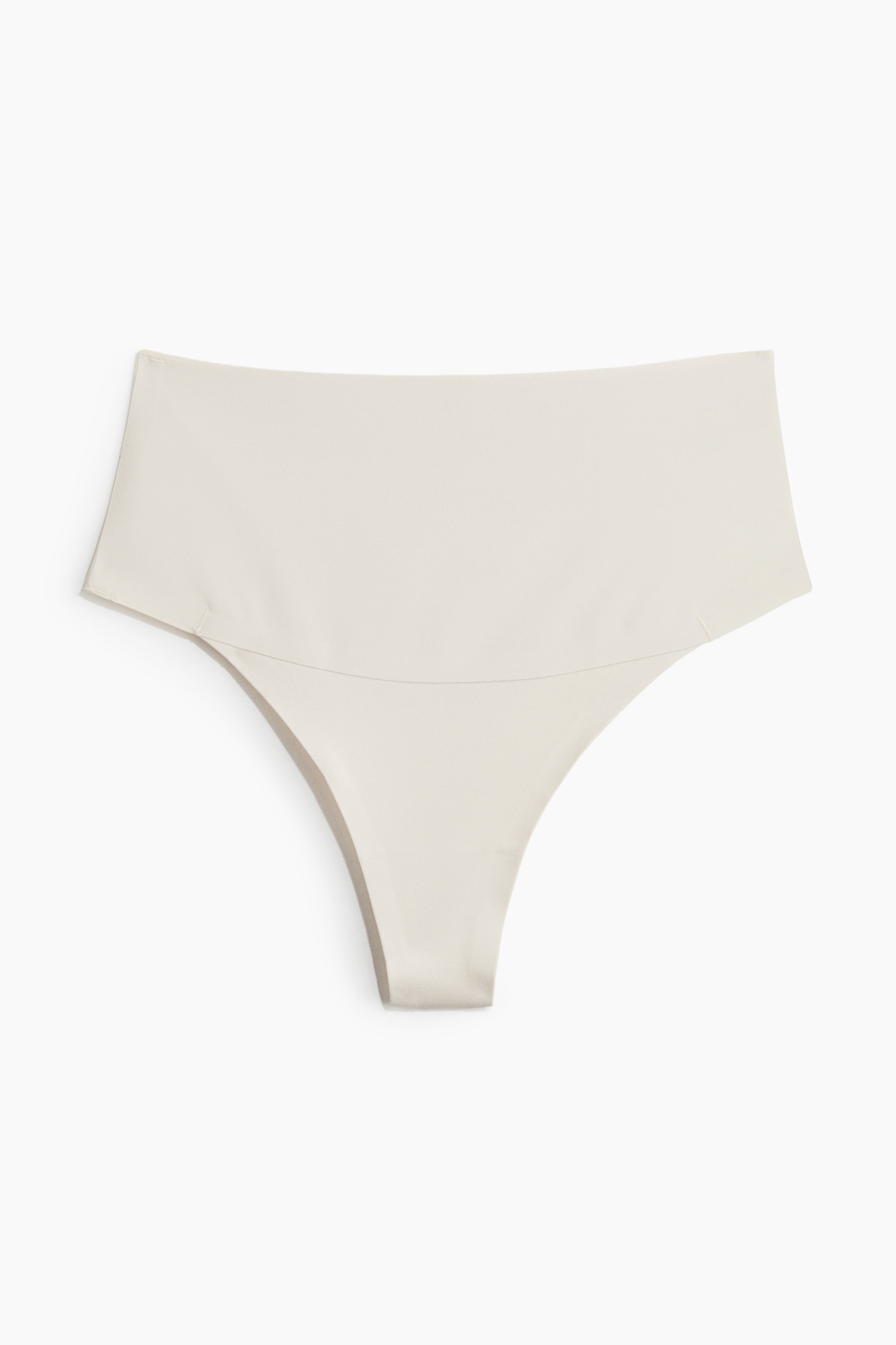 Medium Shape -string-alushousut - Haaleanbeige/Musta/Tummanpunainen/Beige