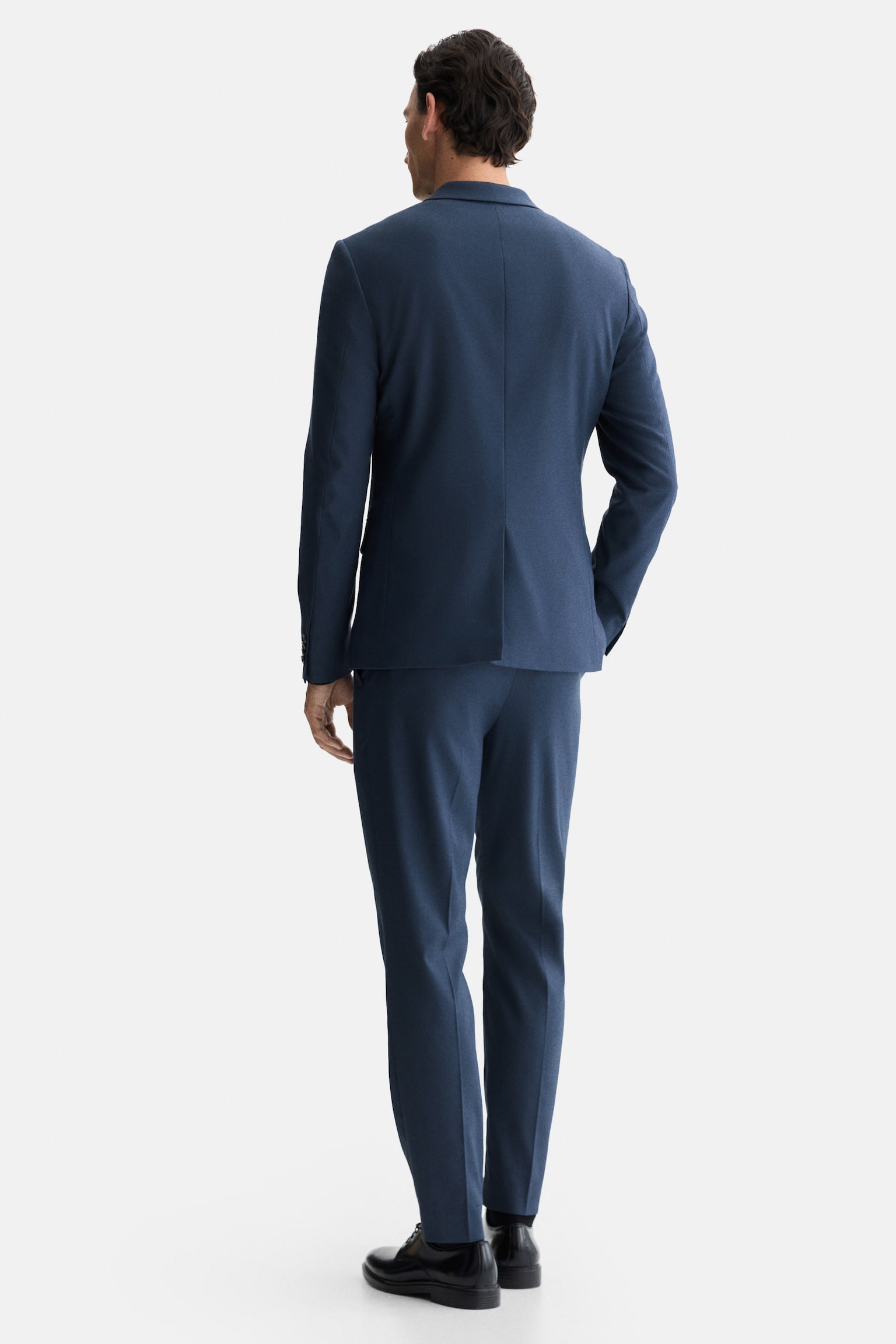 Saco Skinny Fit de botonadura sencilla - Azul oscuro/Negro/Gris oscuro - 5