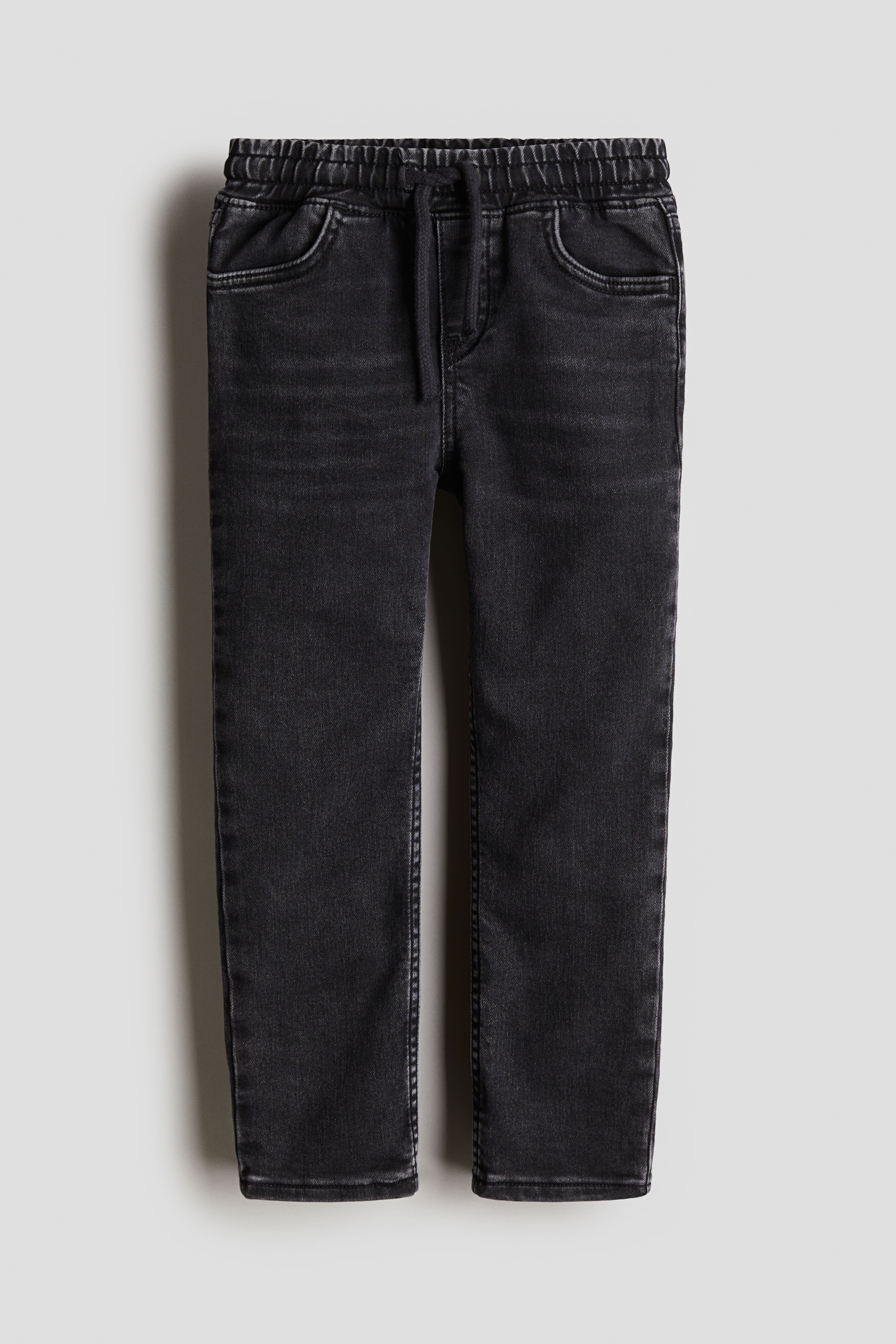 Cotton denim joggers