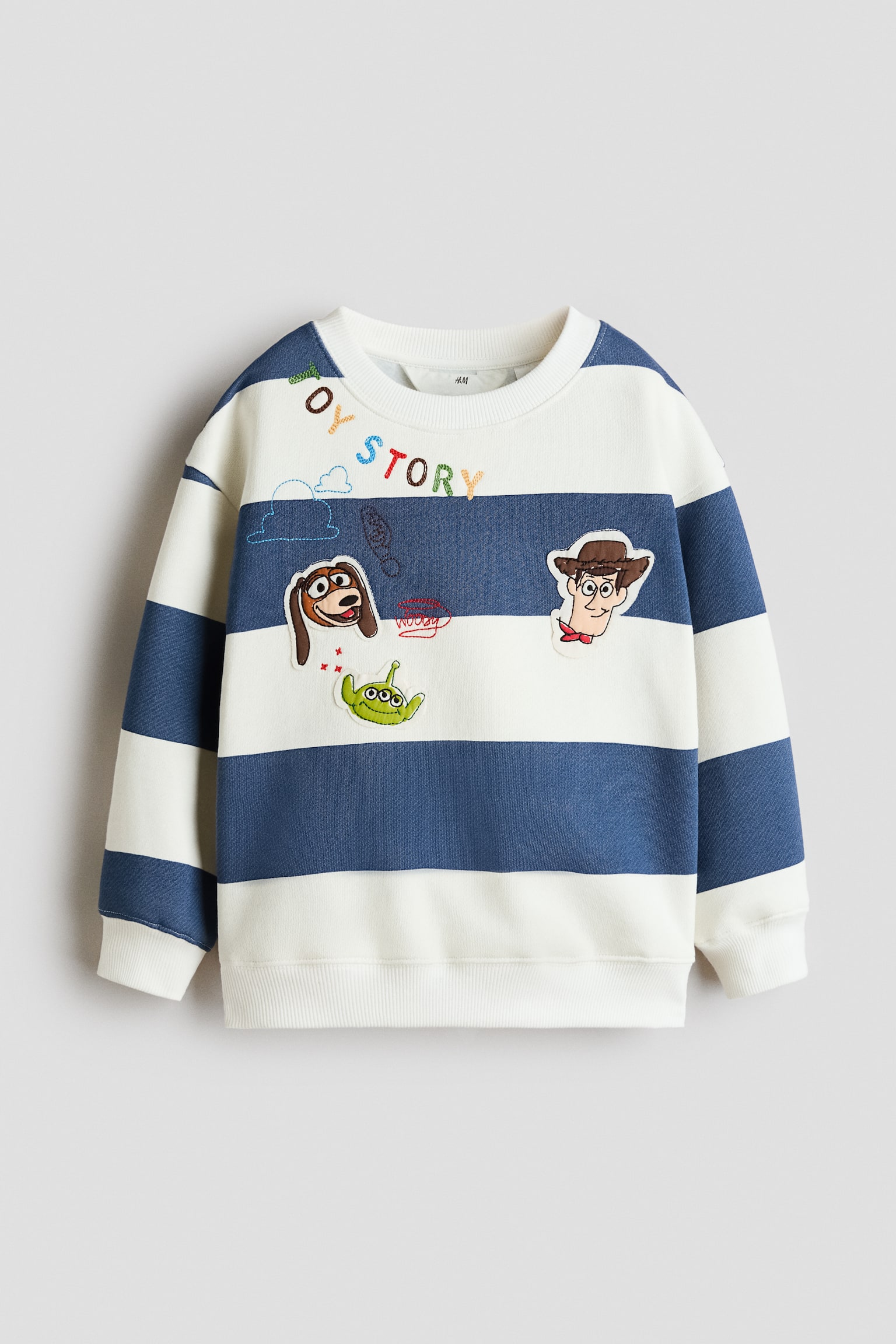Mikina s česaným rubem a potiskem - Slonovinová/Příběh hraček/Zelená/Myšák Mickey/Námořnická modř/Snoopy/Světle žlutá/auta