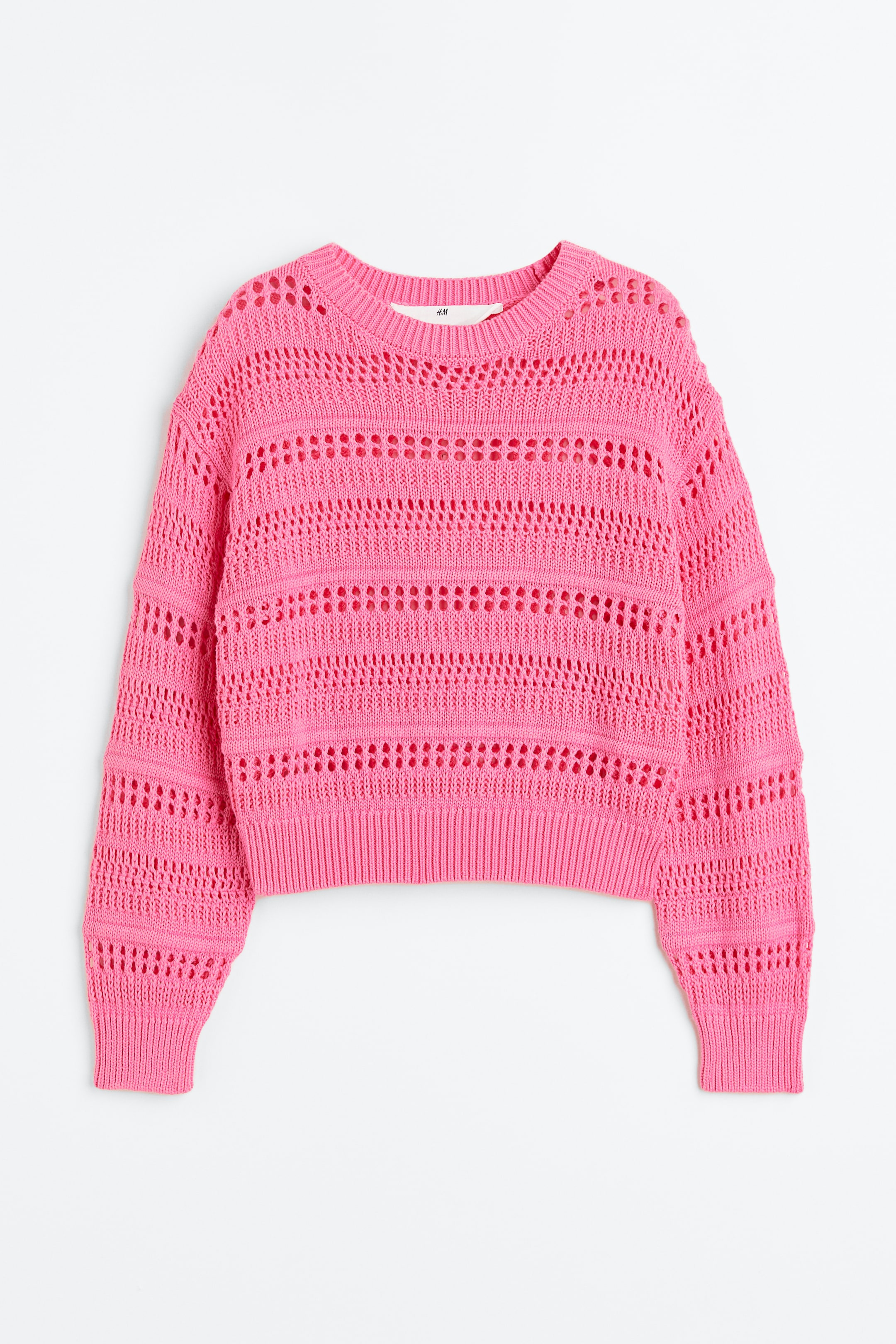 Crochet-look Sweater