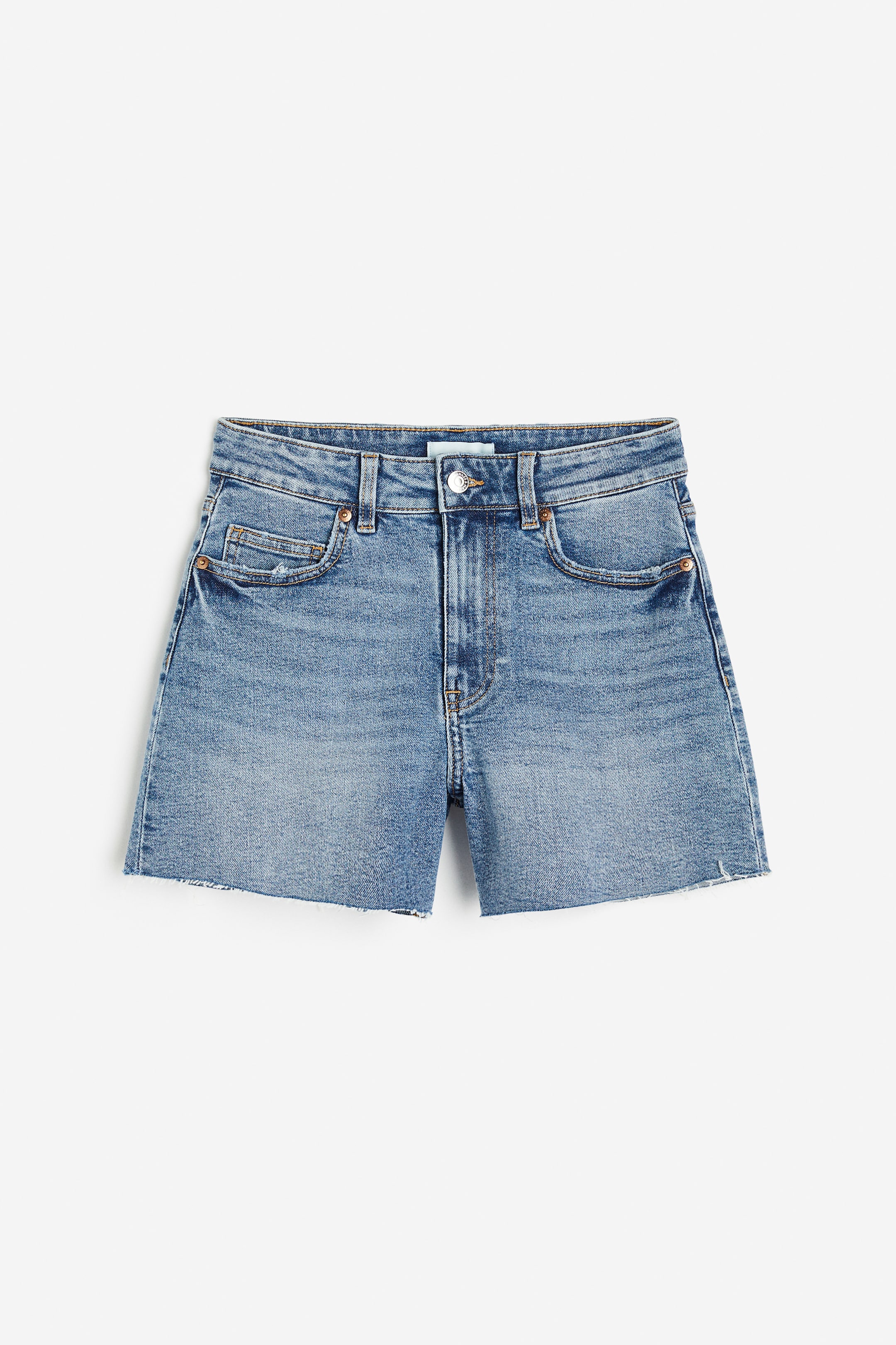 High Denim Shorts