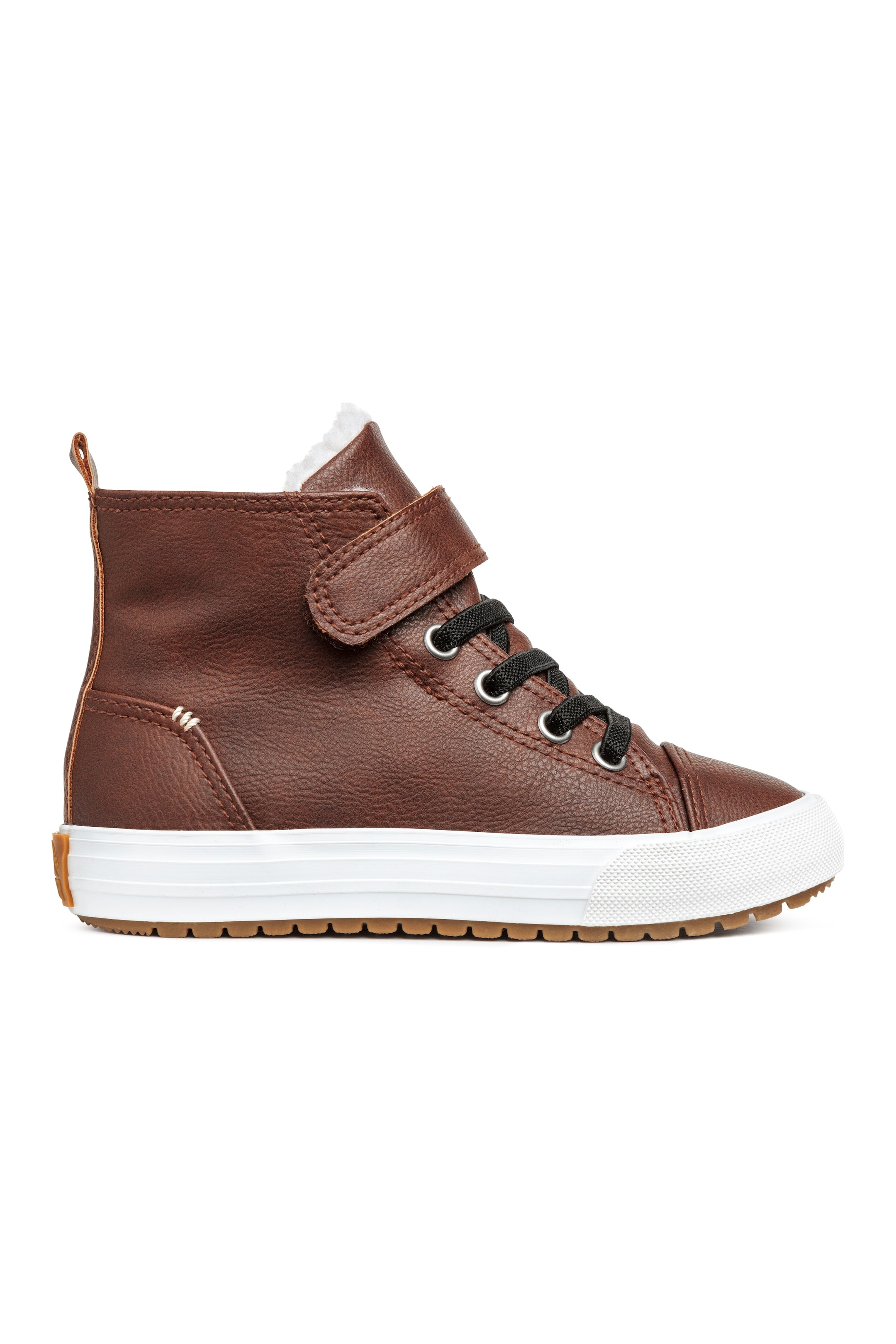 View larger image: Pile-lined hi-tops - Brown - Kids | H&M GB 1