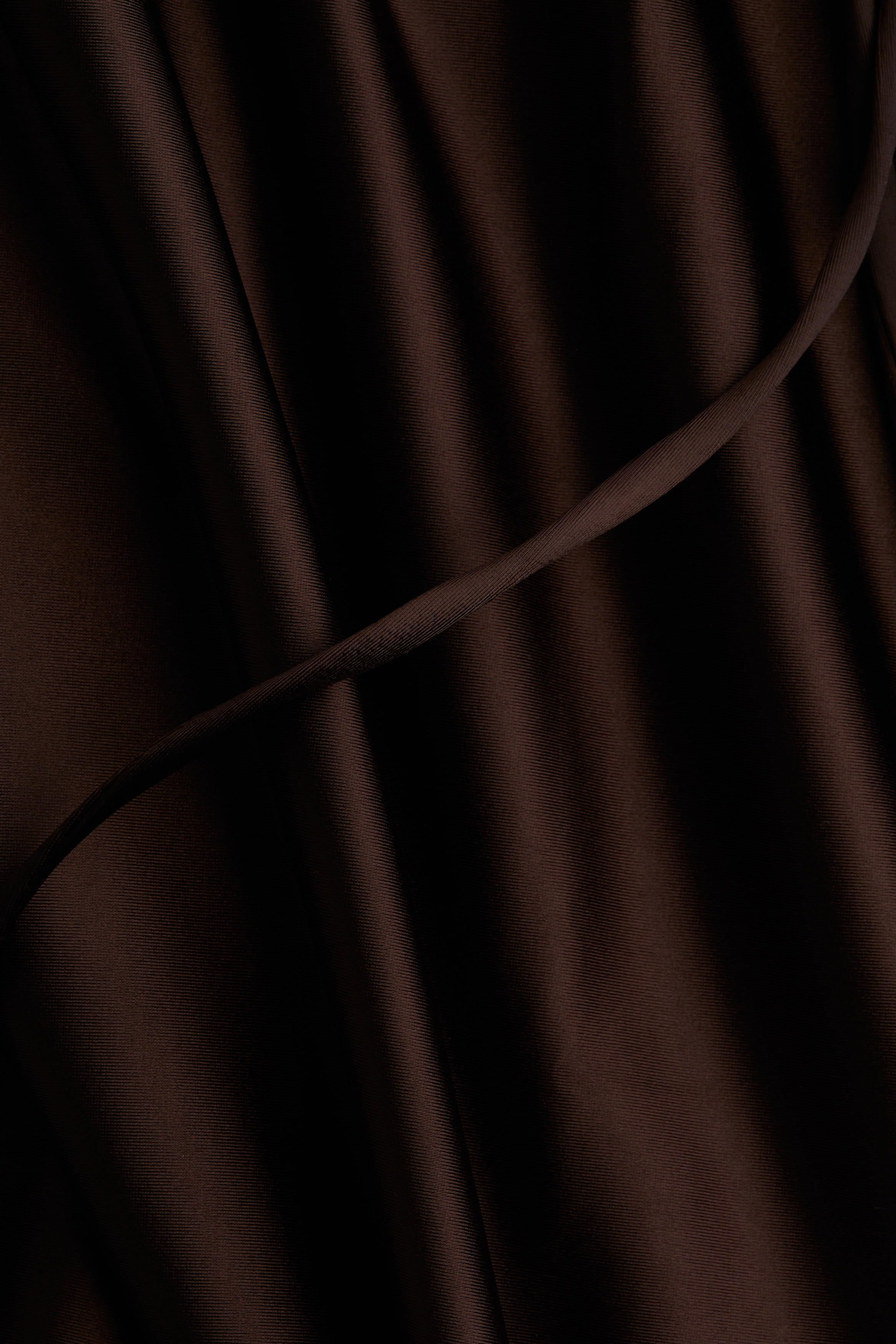 Drawstring-detail skirt