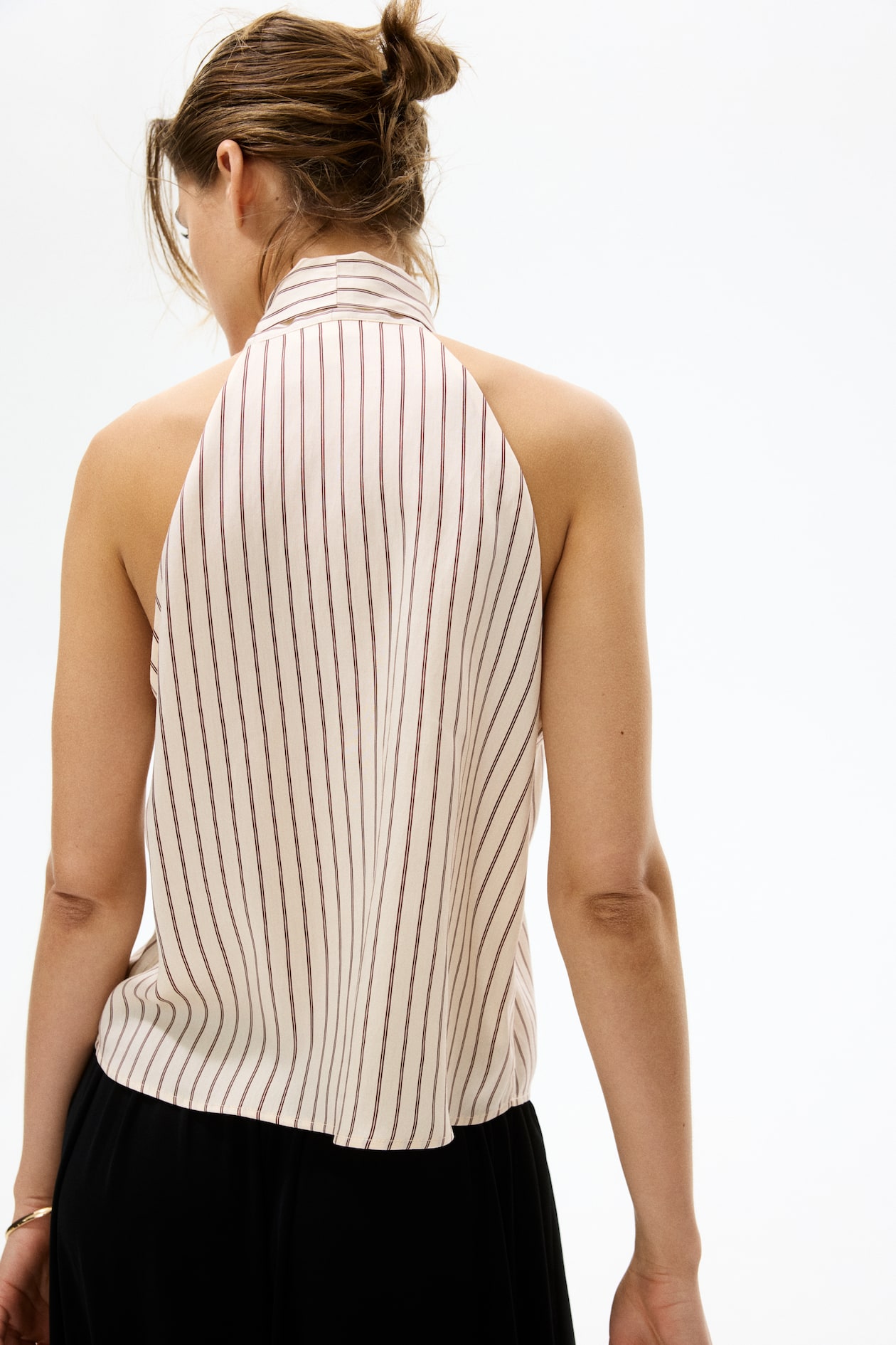 Top with Bow Collar - image 2