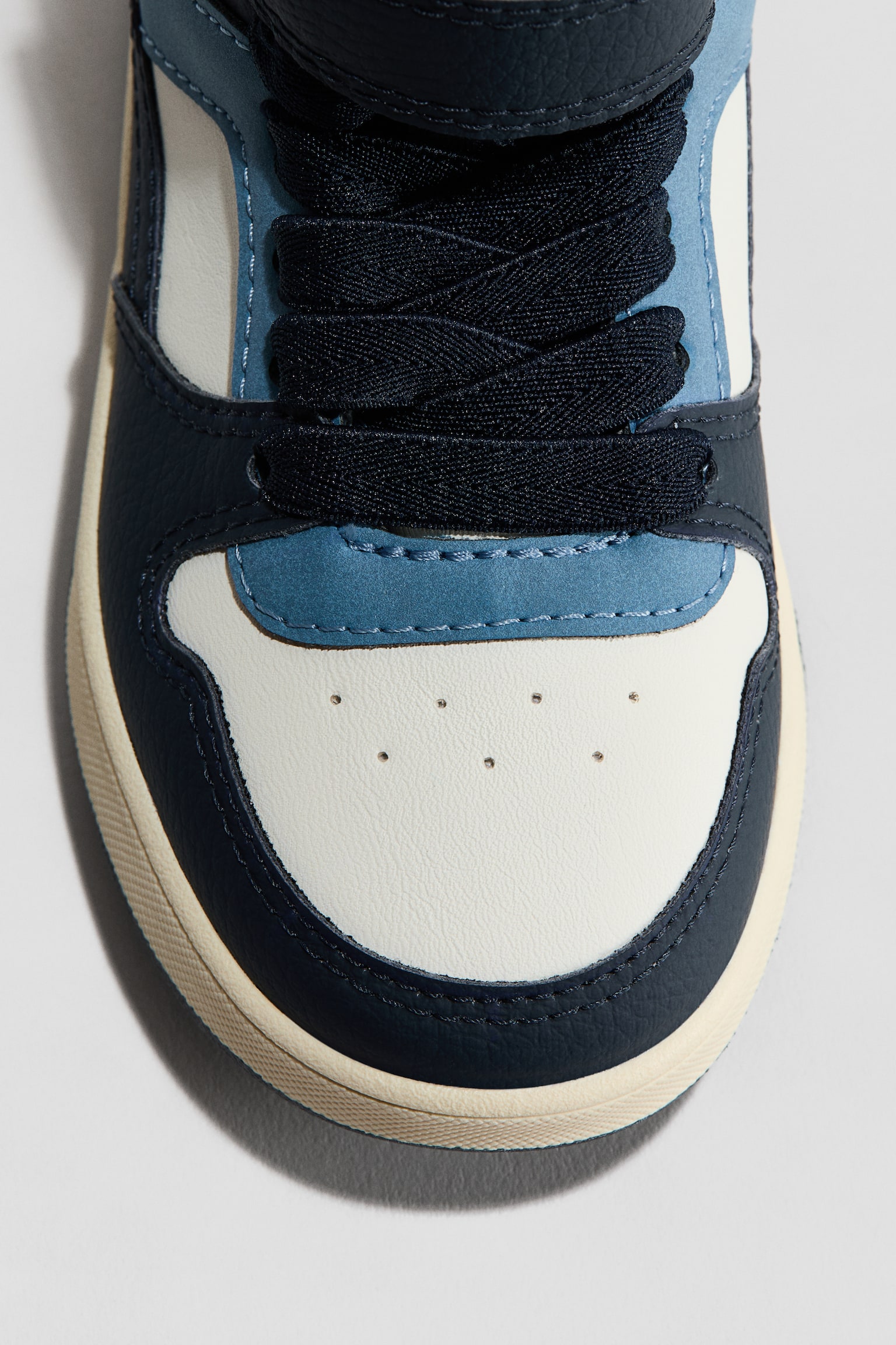 Hi-top trainers - Navy blue/White/Black/Dark grey - 2