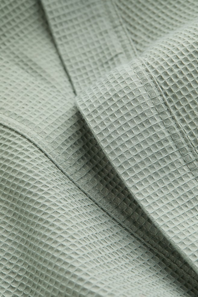 Waffled dressing gown - Light sage green/Graphite grey/Dark grey/Light beige/dc/dc/dc/dc/dc - 3