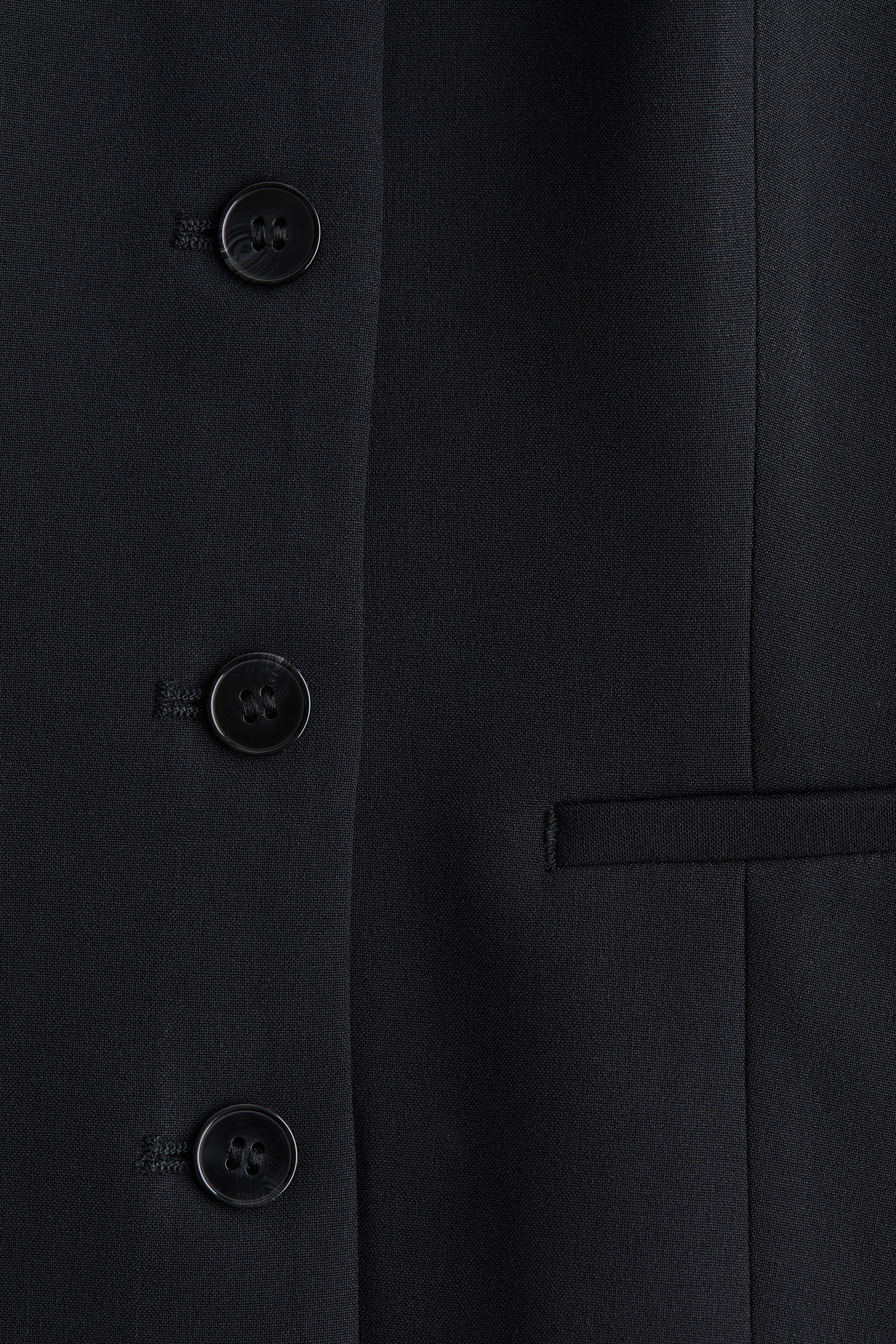 Combinaison Ou Veste Blazer Femme Noire H&M Taille 34 - Occasion Bon état