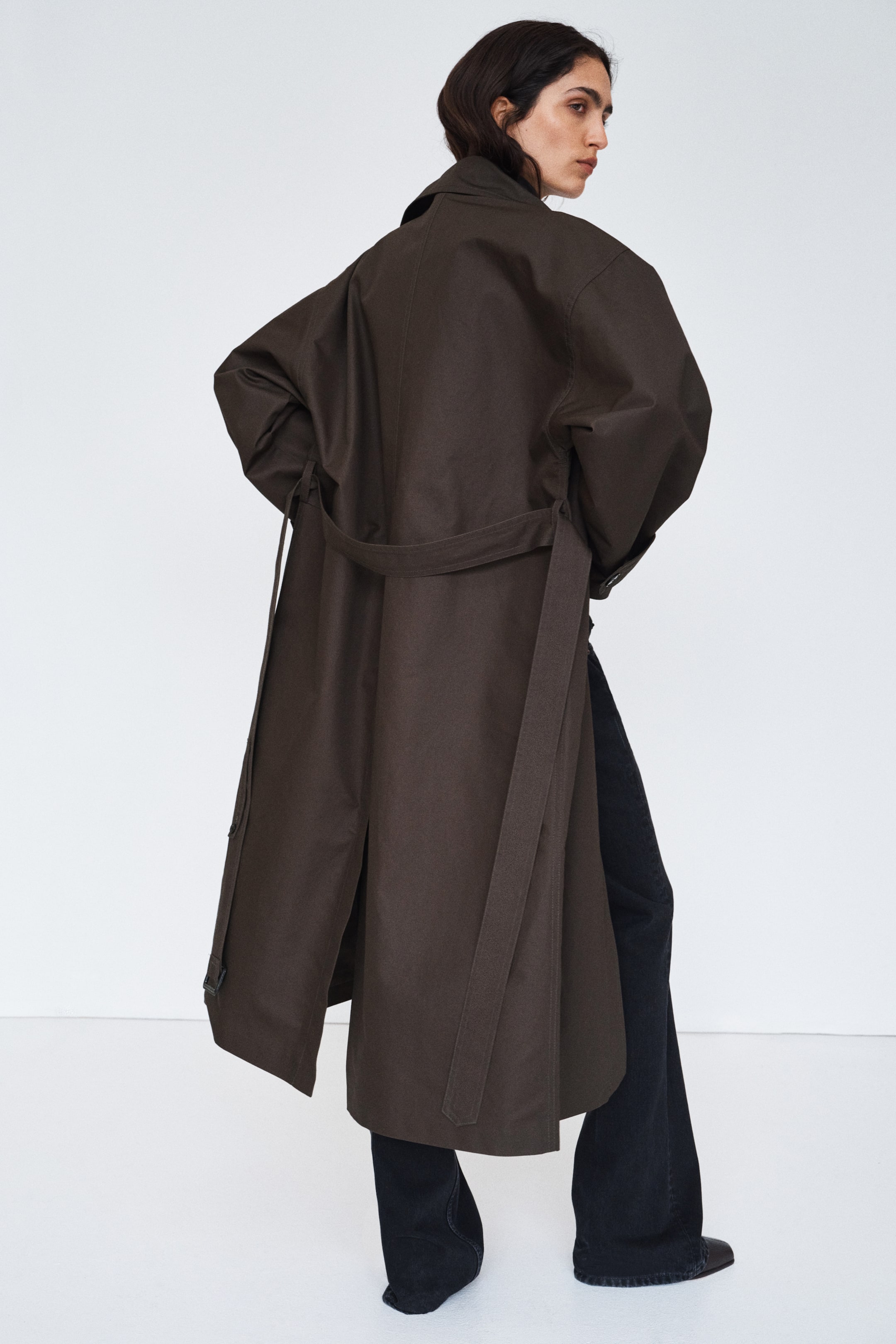 Belted Twill Coat
