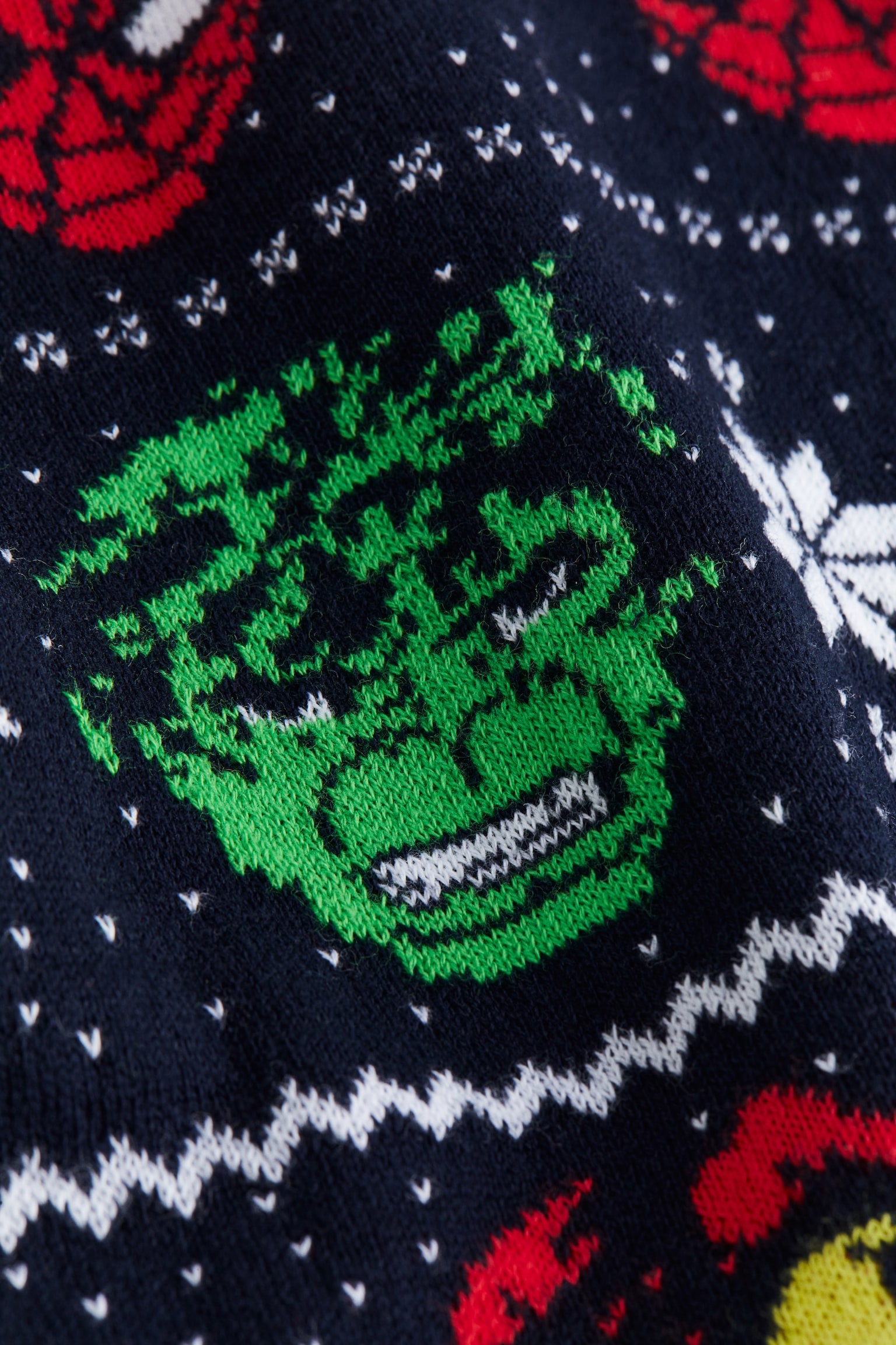 Jacquard Knit Cotton Sweater - Dark blue/Marvel Comics/Dark blue/The Mandalorian/Dark blue/Spider-Man/Green/Pokémon - 2