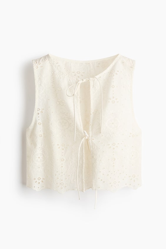 Верх бикини Broderie — H&M
