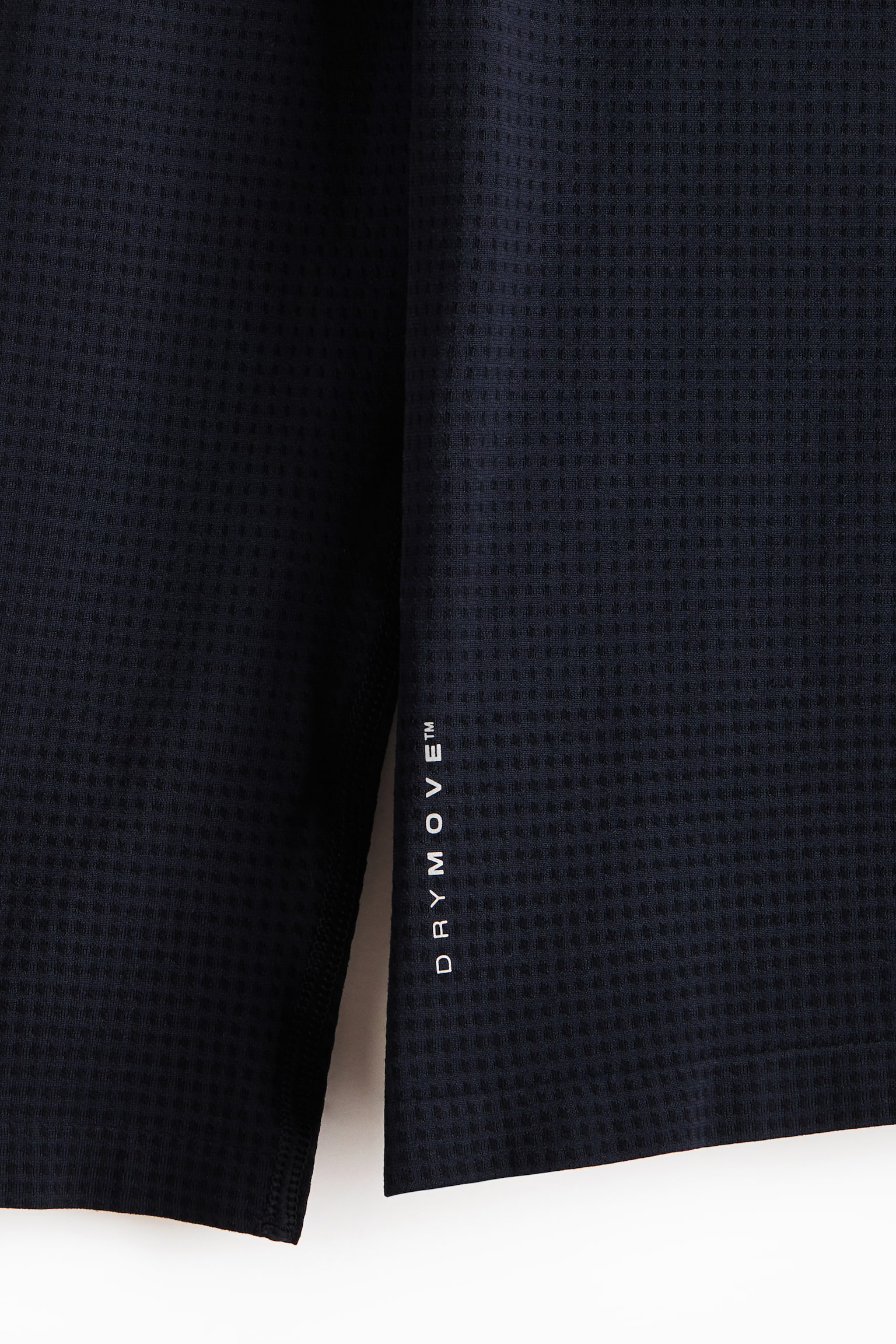 Muscle Fit Zip top sports top with DryMove™ - Navy blue/Brown/Brown - 7