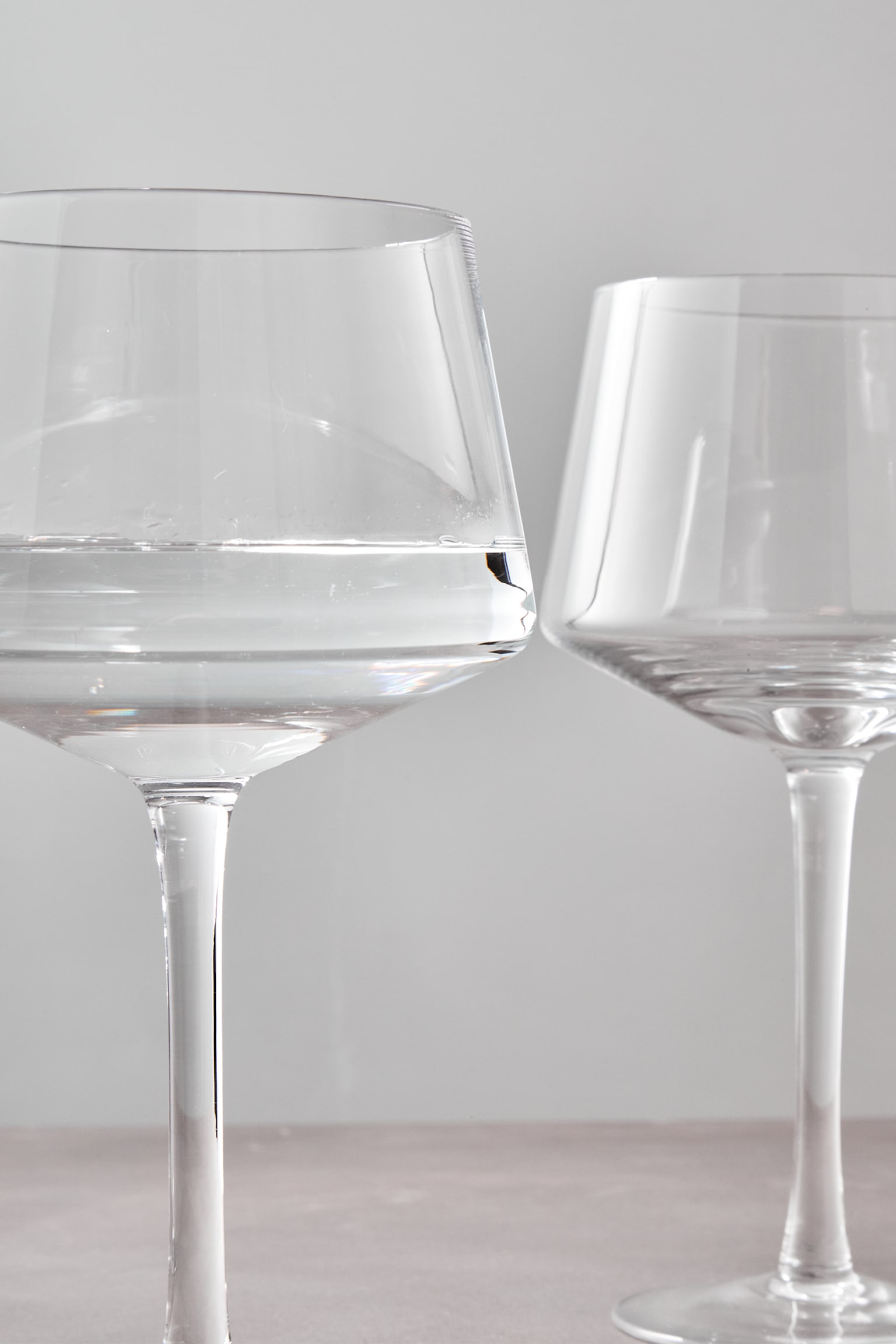 Mila S/2 Tapered Gin Glasses - Clear - 3