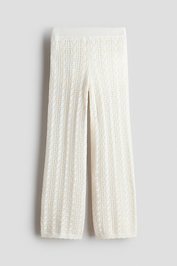 Детские брюки H&M Crochet-Look Cotton Pants