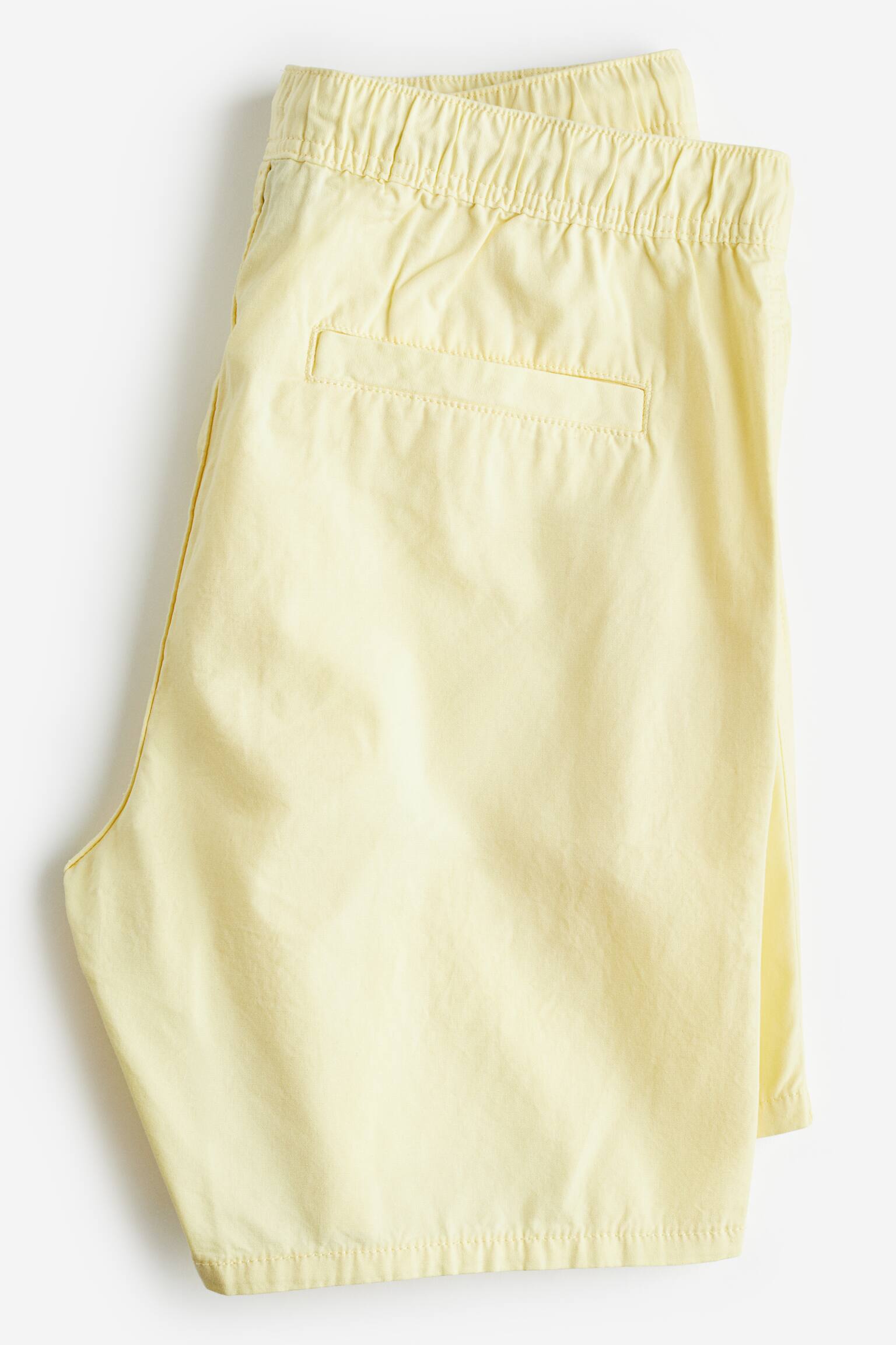 Regular Fit Cotton shorts - Light yellow/Black/Khaki green/White/Pink/Light purple - 6