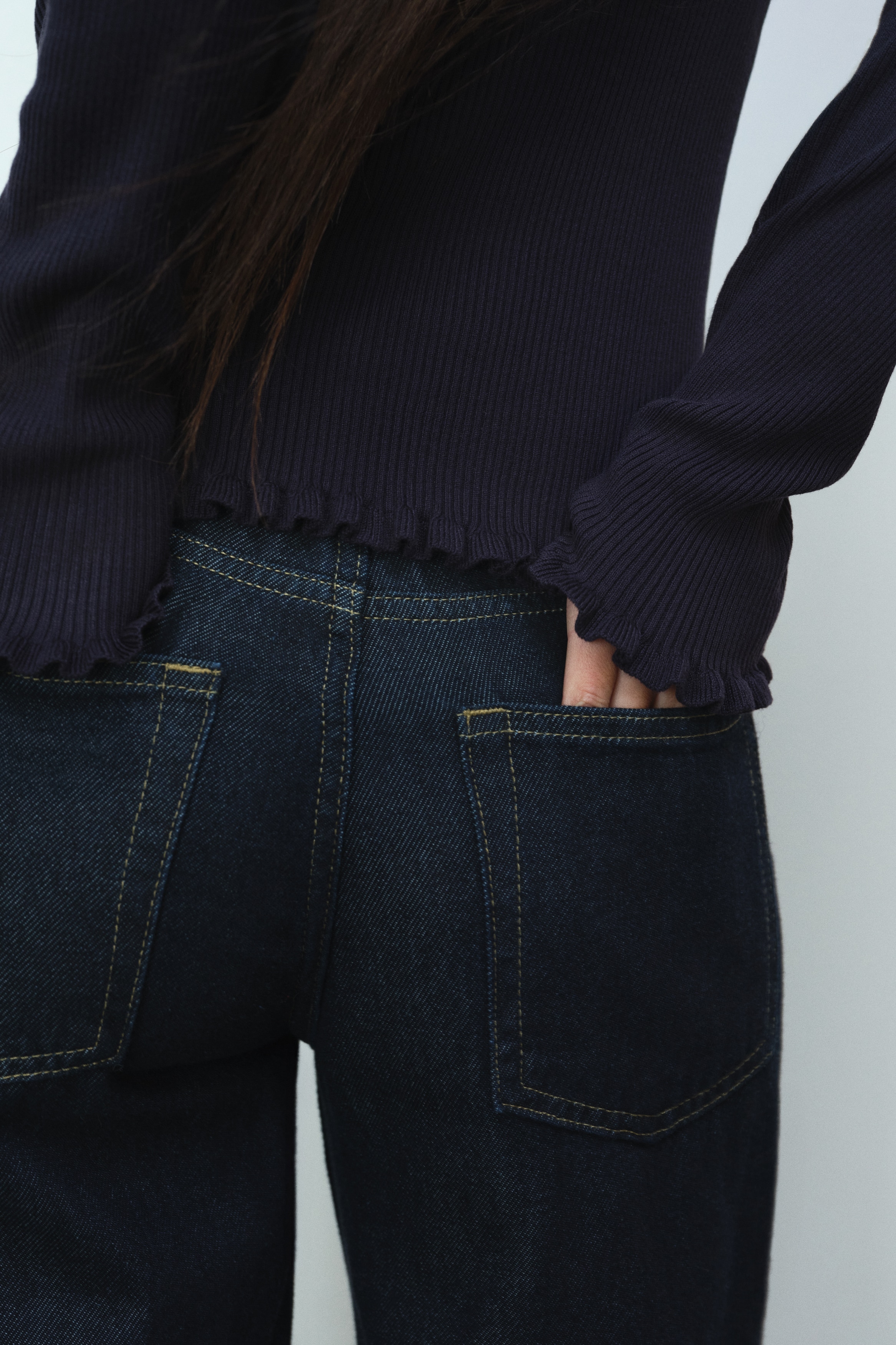 Rib-knit top