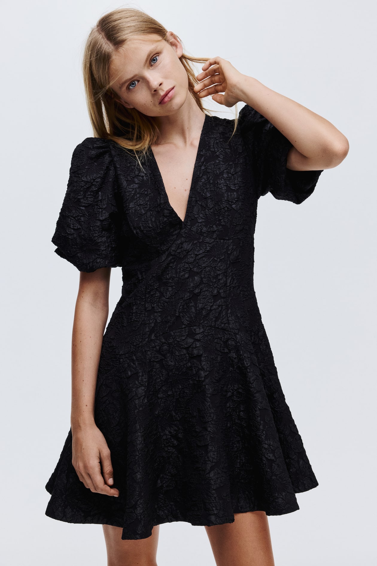Puff-Sleeved Dress - image 2