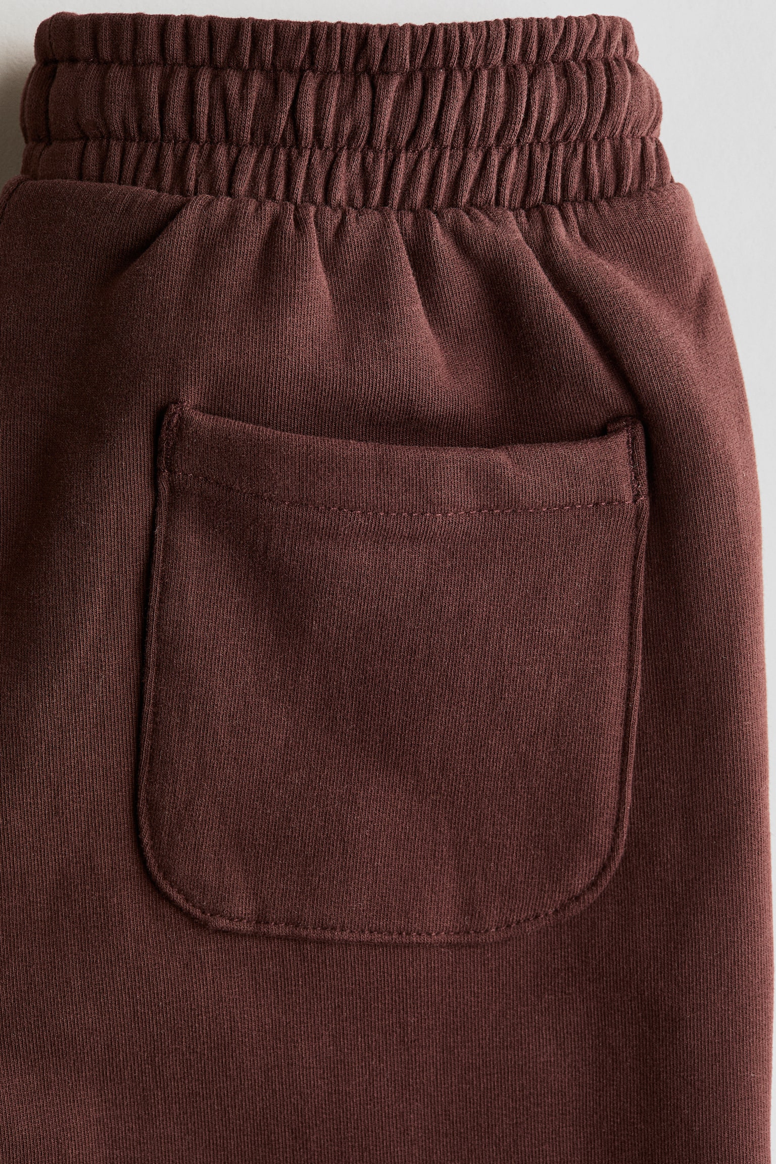 Joggers de algodón de corte recto - Marrón - 2