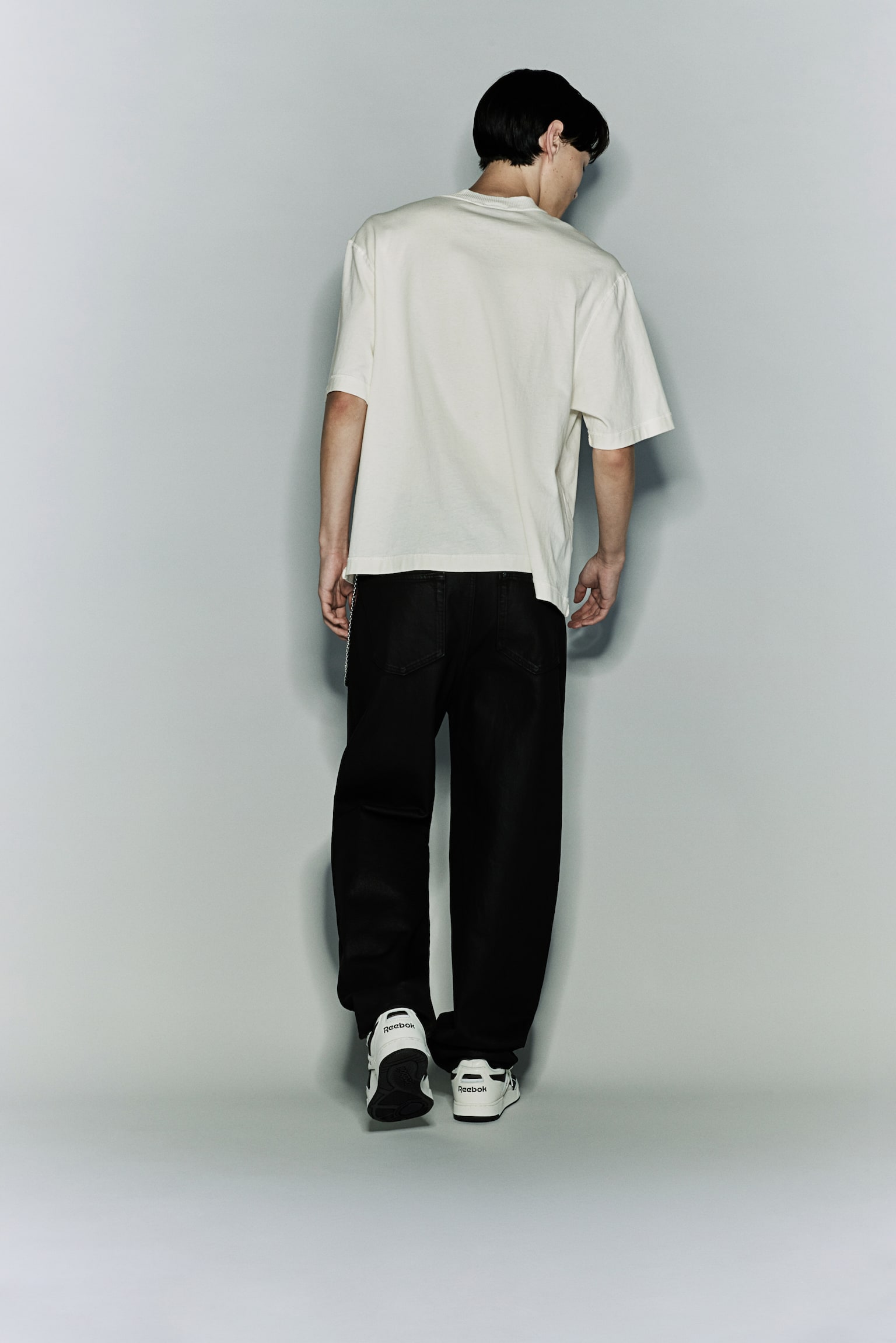 Boxy Fit Washed T-shirt - White/Vintage black/Black/Brown/White/Beige/Navy blue - 3