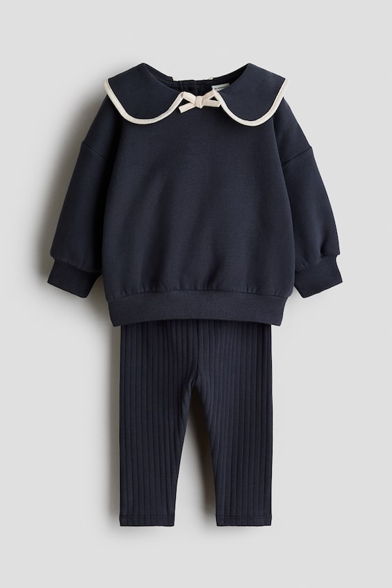 Детские топы H&M 2-Piece Sweatshirt and Leggings Set