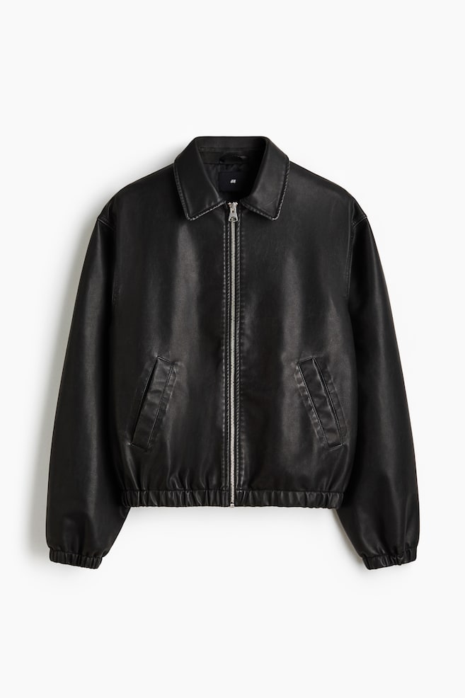 Blouson jacket - Black - 1