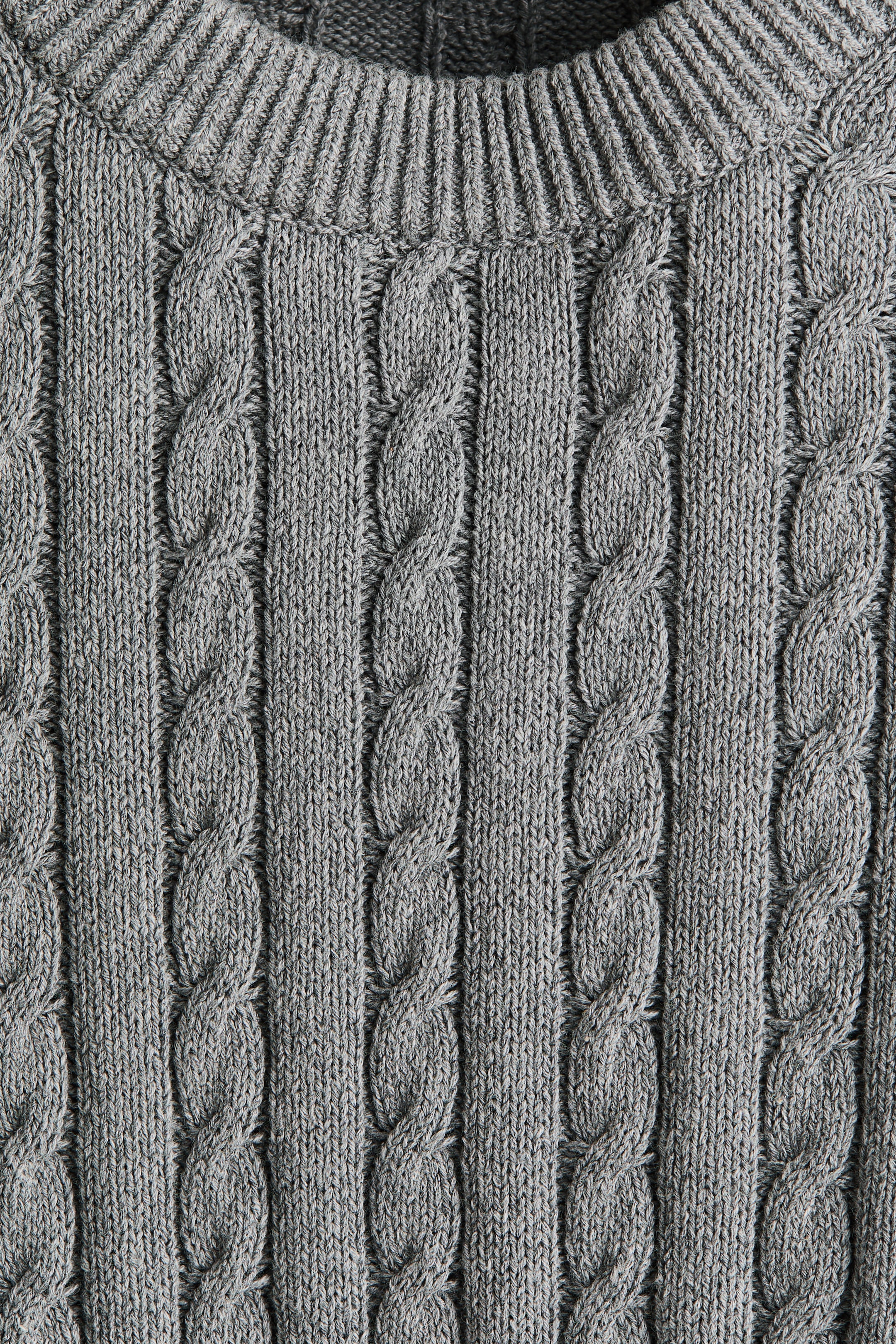 Regular-Fit Cable-Knit Sweater