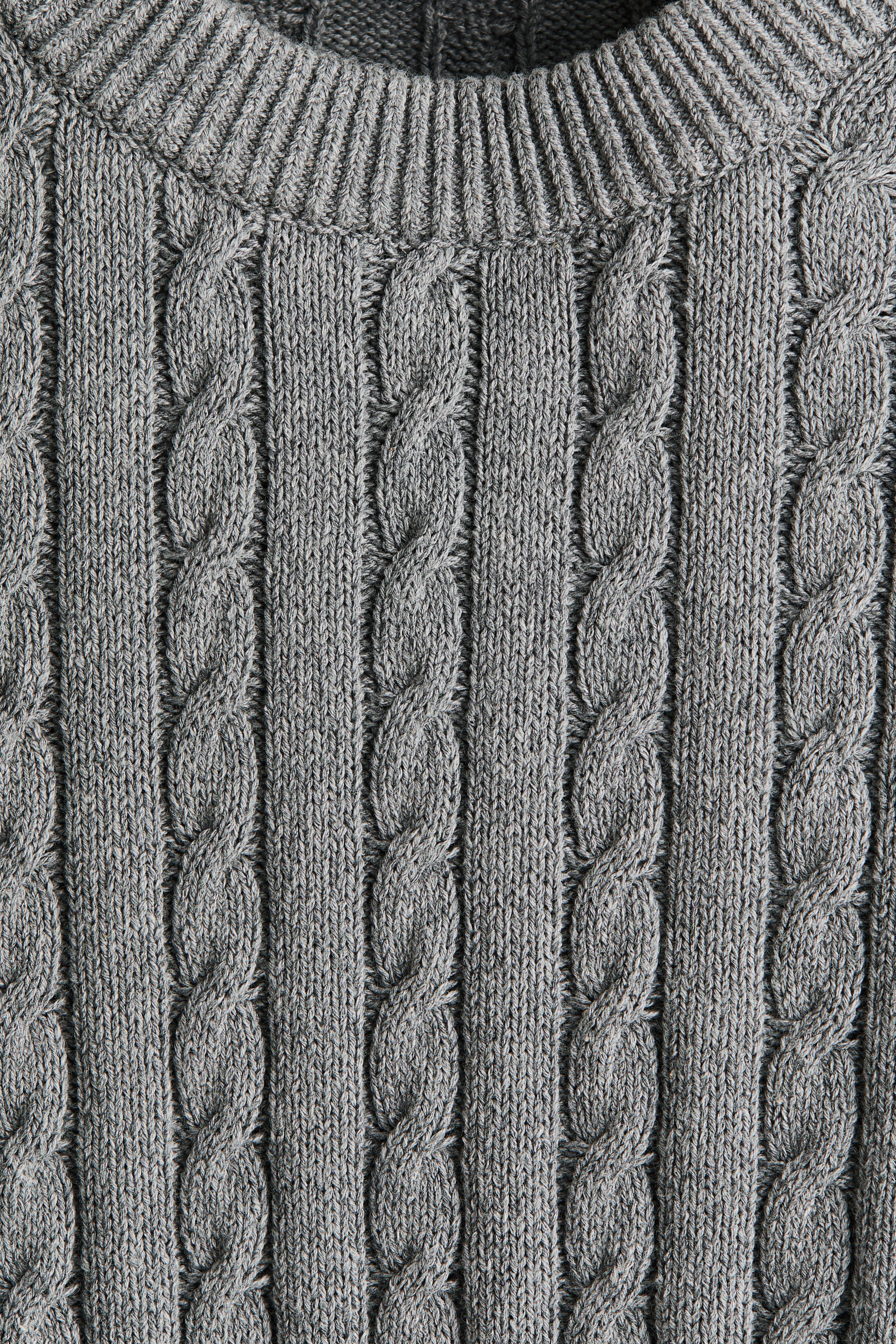 Regular-Fit Cable-Knit Sweater