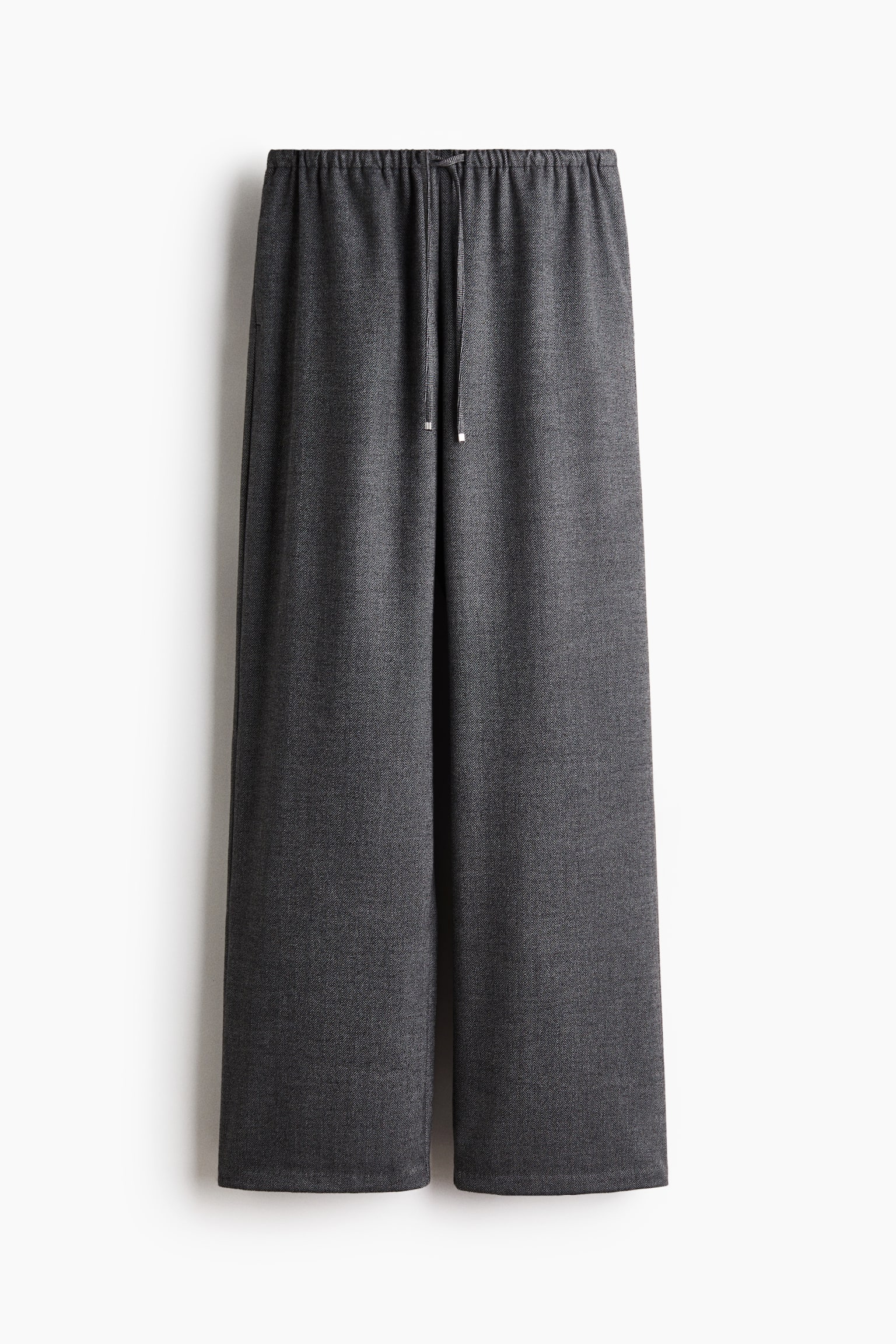 Pants with Drawstring - Dark gray/herringbone pattern/Dark blue/pinstriped/Dark gray/checked
