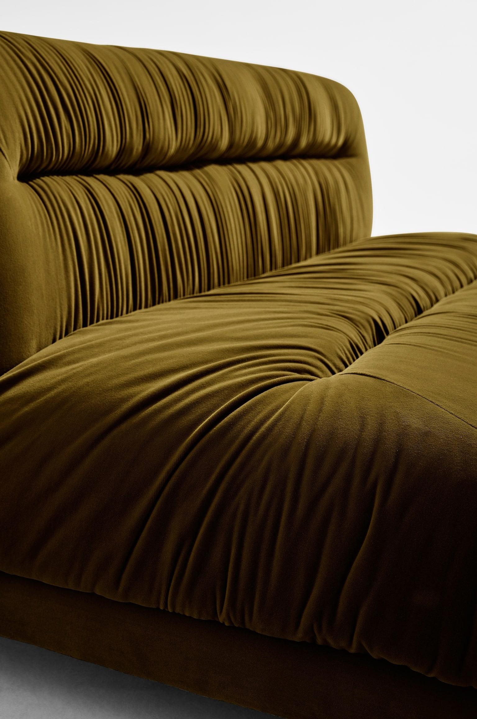 Elmo Zweisitzer-sofa - Grüner Samt/Blau Samt - 3