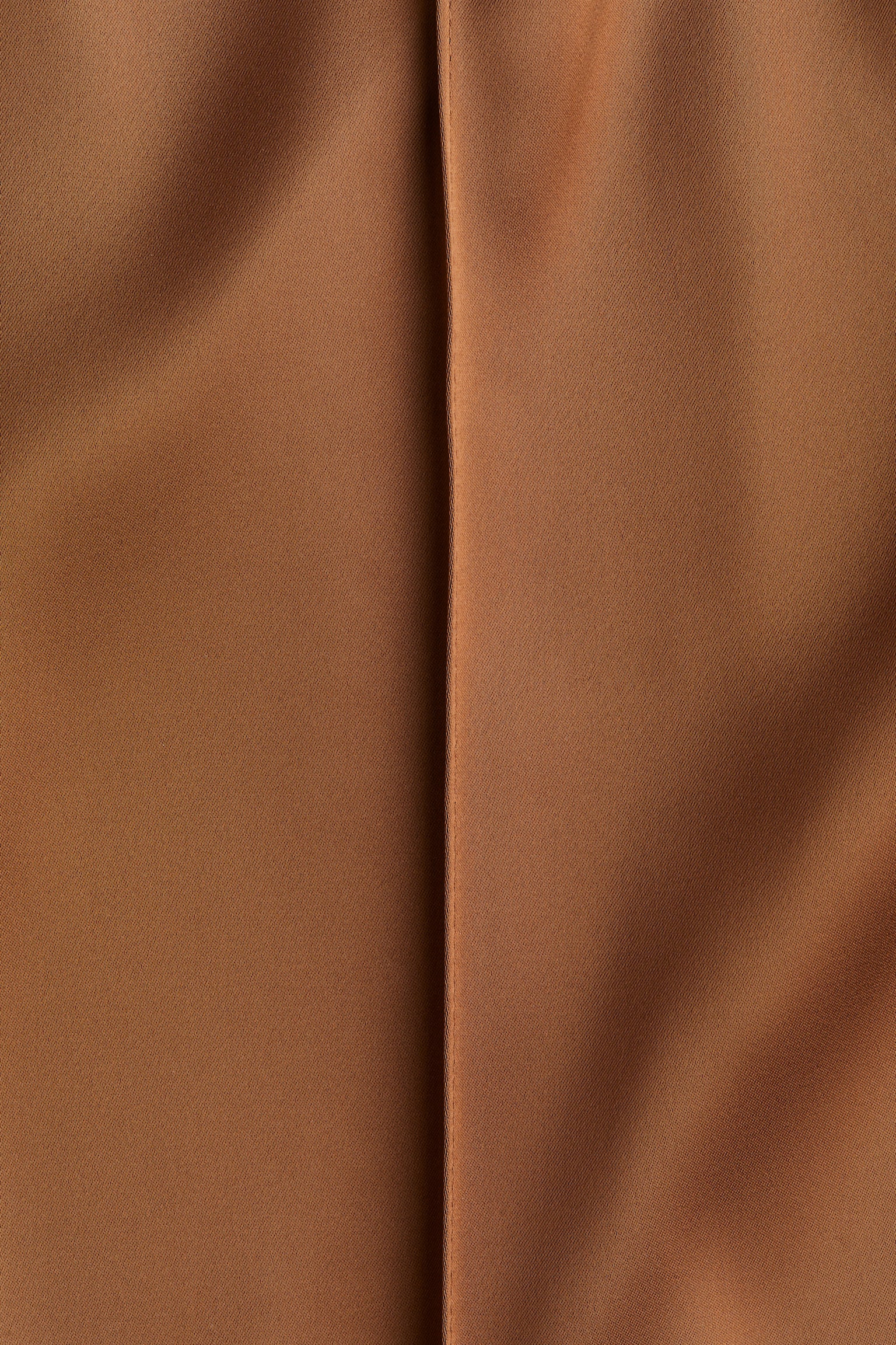 Женские брюки H&M Wide Crease-Detail, цвет: Коричневый — фото 2