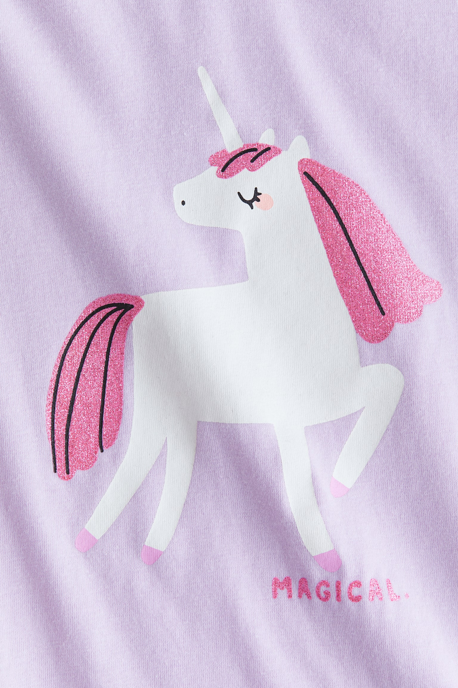 Printed jersey top - Light purple/Unicorn/White/Cherries/Light blue/Cherries/Light pink/Unicorn - 2