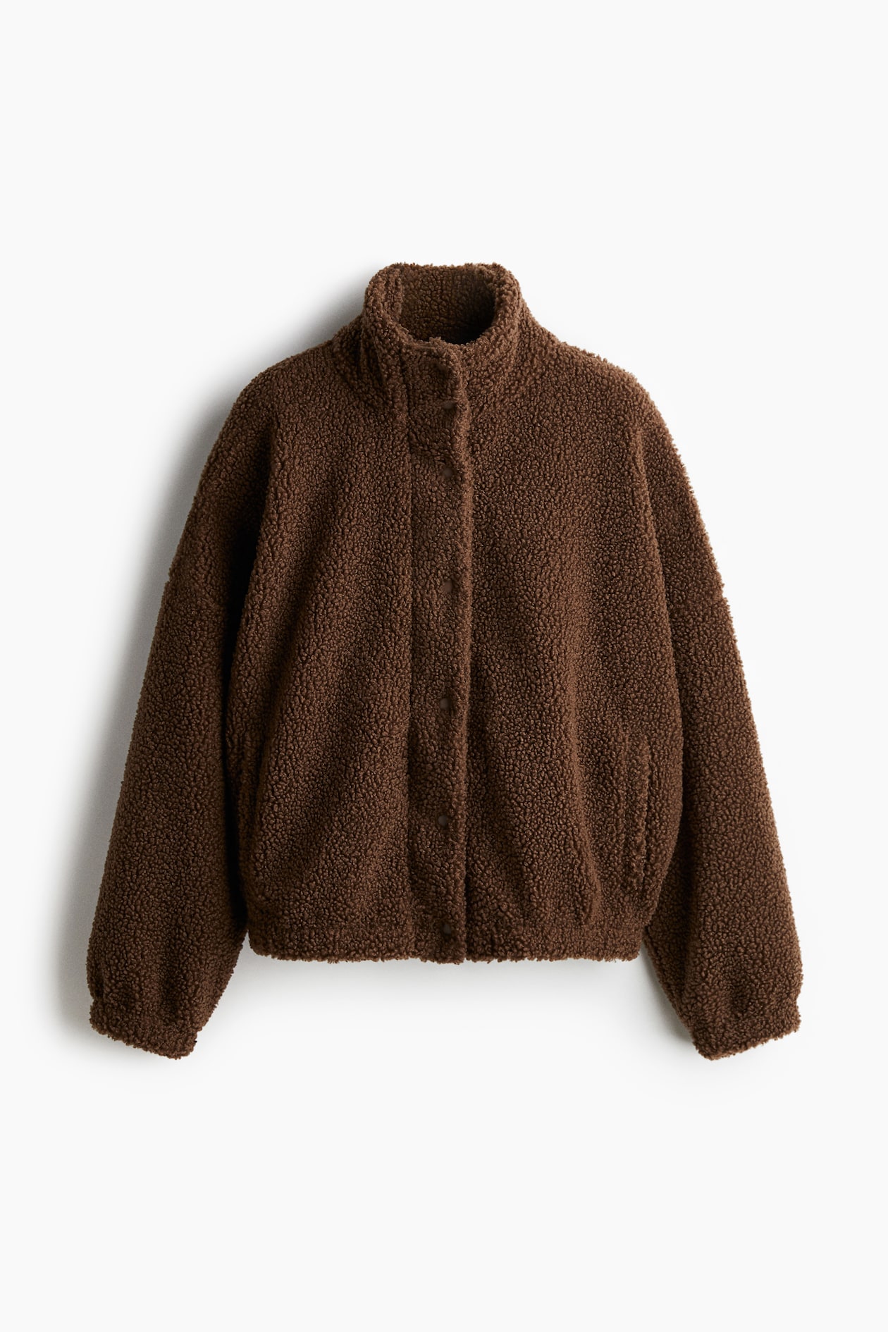 Teddy jacket - Dark brown - Ladies | H&M GB