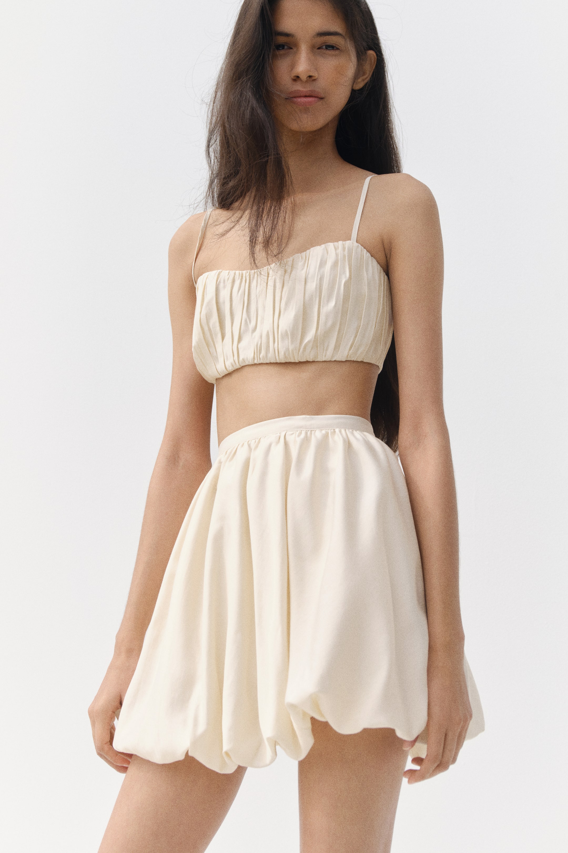 Gathered Crop Top