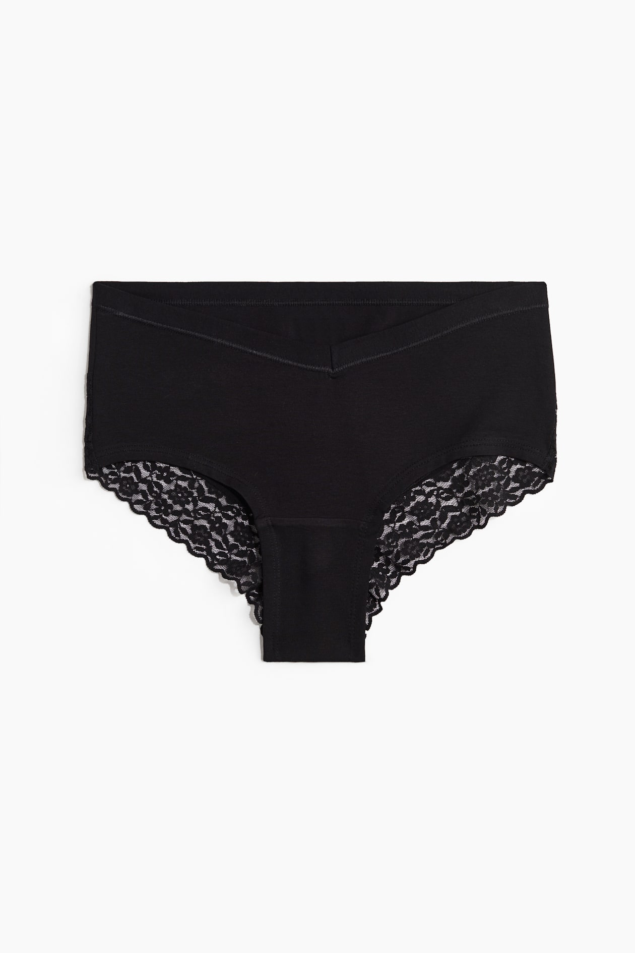 MAMA 5-Pack Lace-Trimmed Cotton Hipster Briefs - image 2