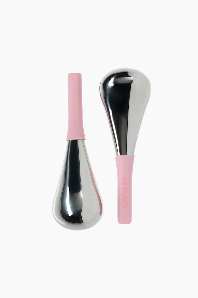2er-Pack Kühlende Massage-Tools - Silberfarben - 1