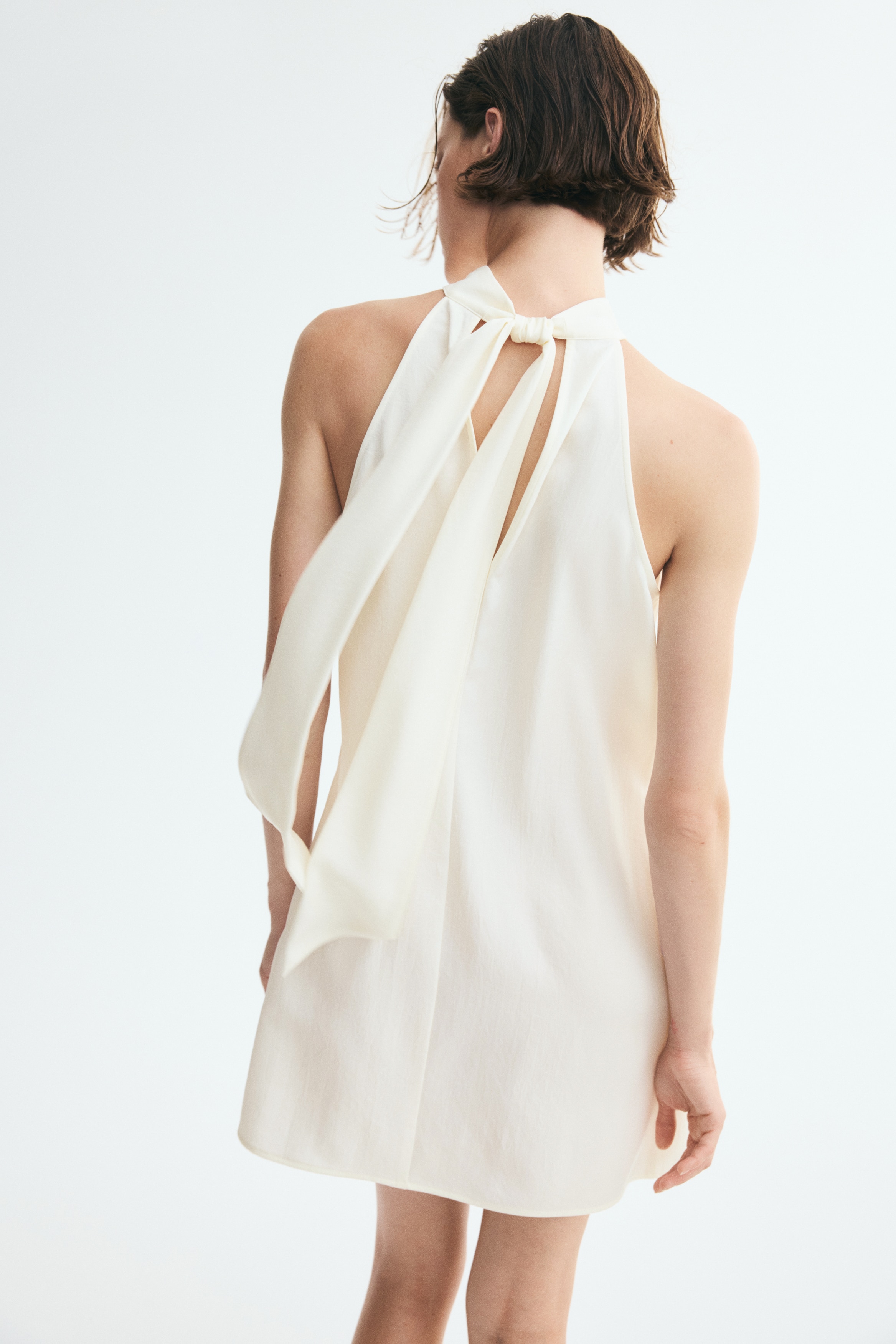 Tie-Detail Handkerchief Dress - thumbnail 4