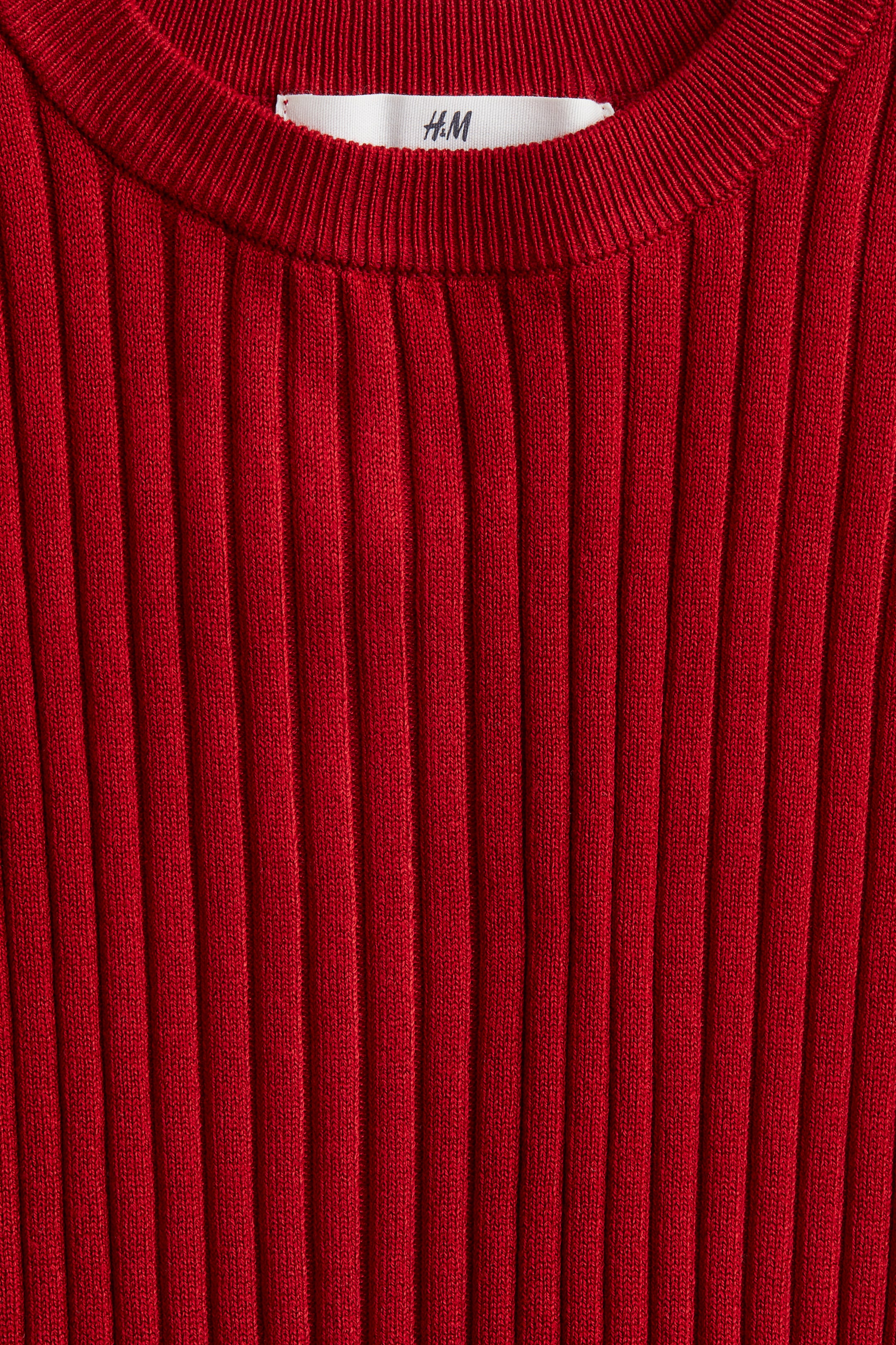 View larger image: Rib-Knit Top - Red - Kids | H&M CA 2