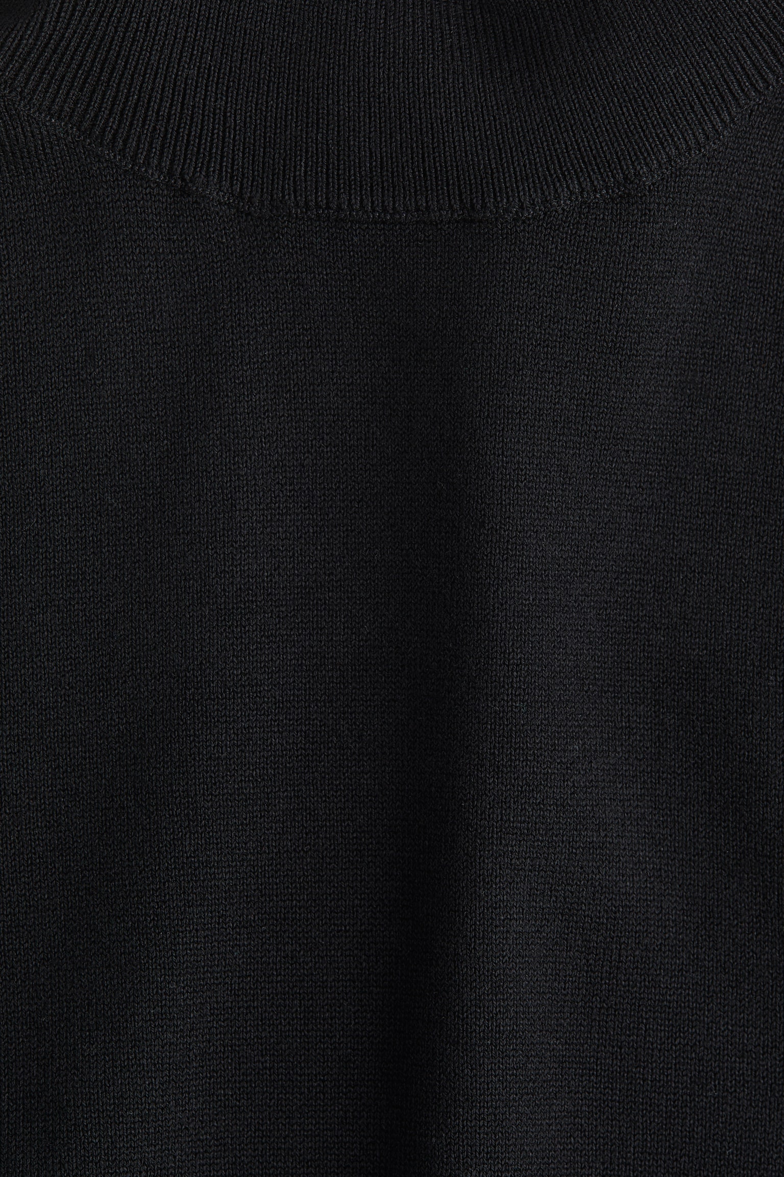 Женский топ H&M Fine-Knit Turtleneck Top, цвет: Чёрный — фото 5